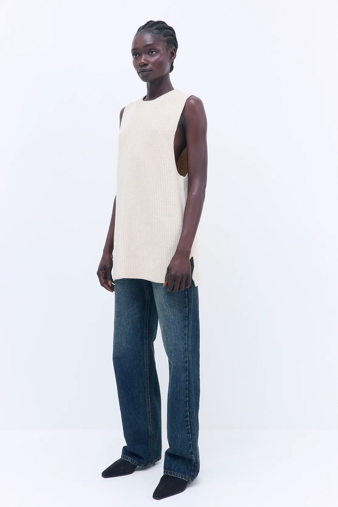 Oversized Crewneck Vest - Image 4