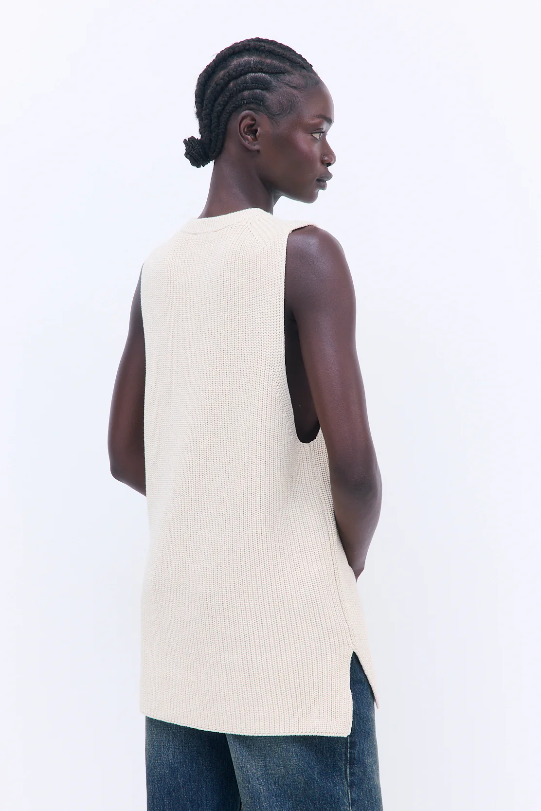 Oversized Crewneck Vest - Image 5