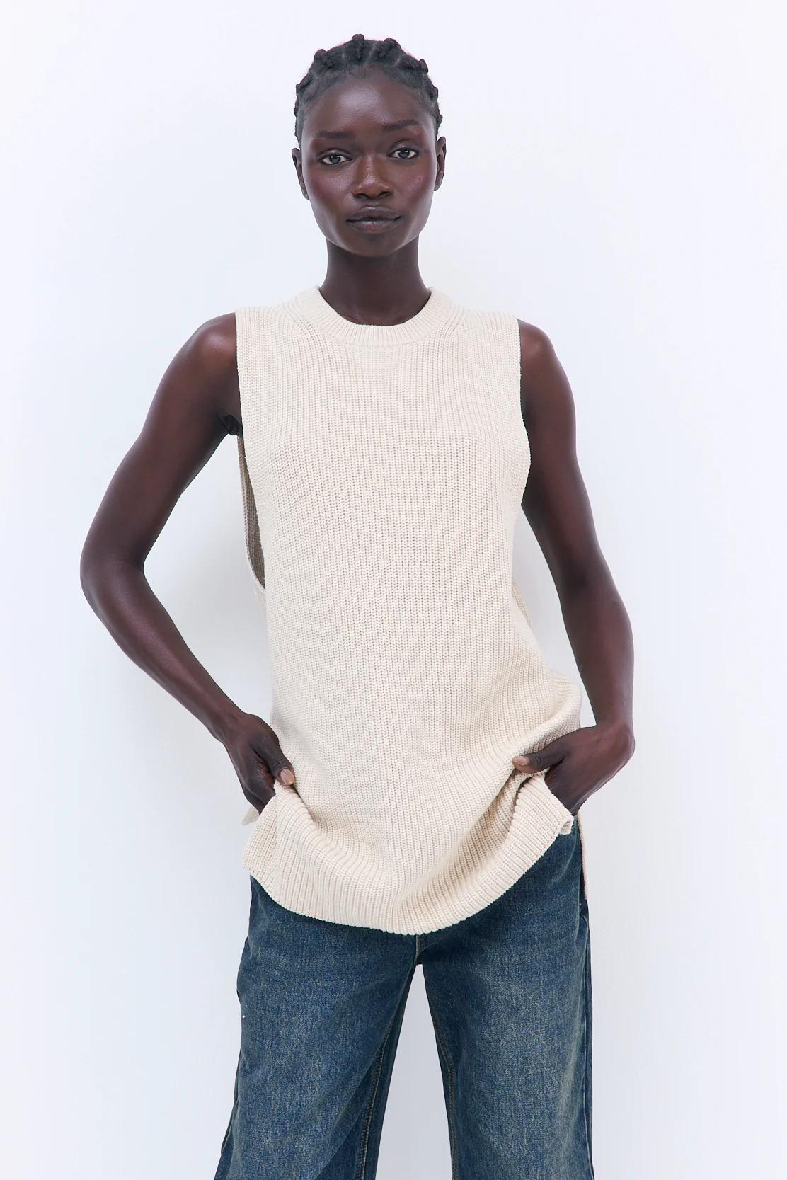 Oversized Crewneck Vest - Image 7
