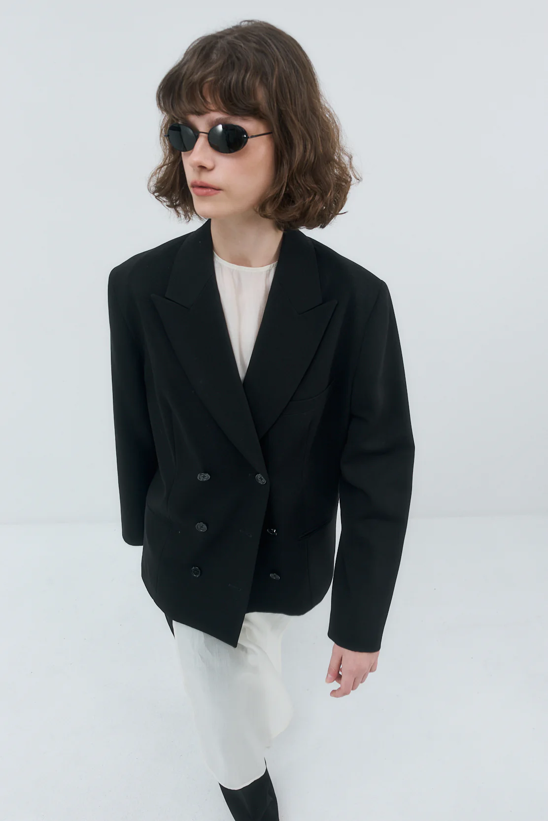 Oversized Double Breasted Daddy Blazer - Image 3