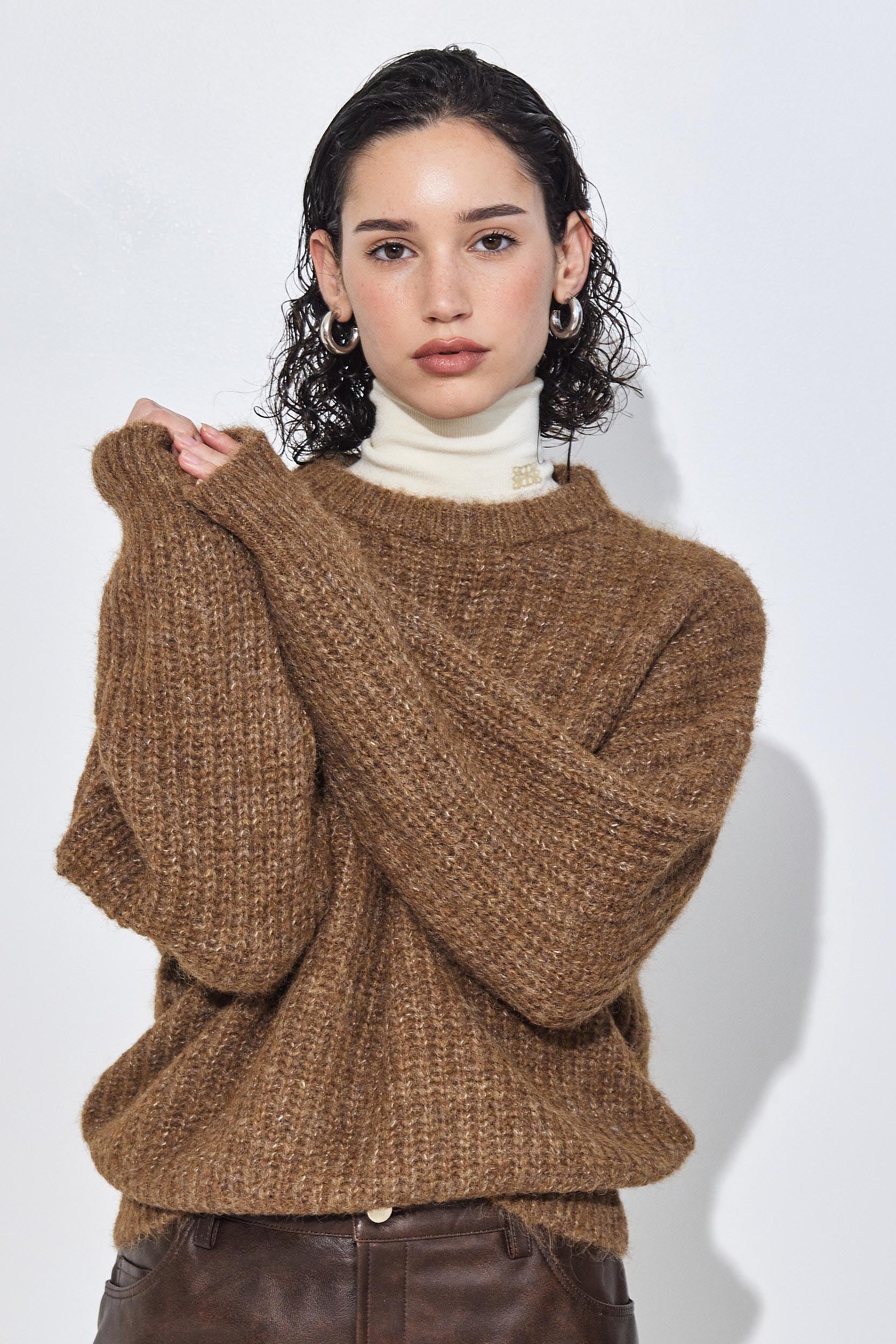 Oversized Fuzzy Sweater - Image 6