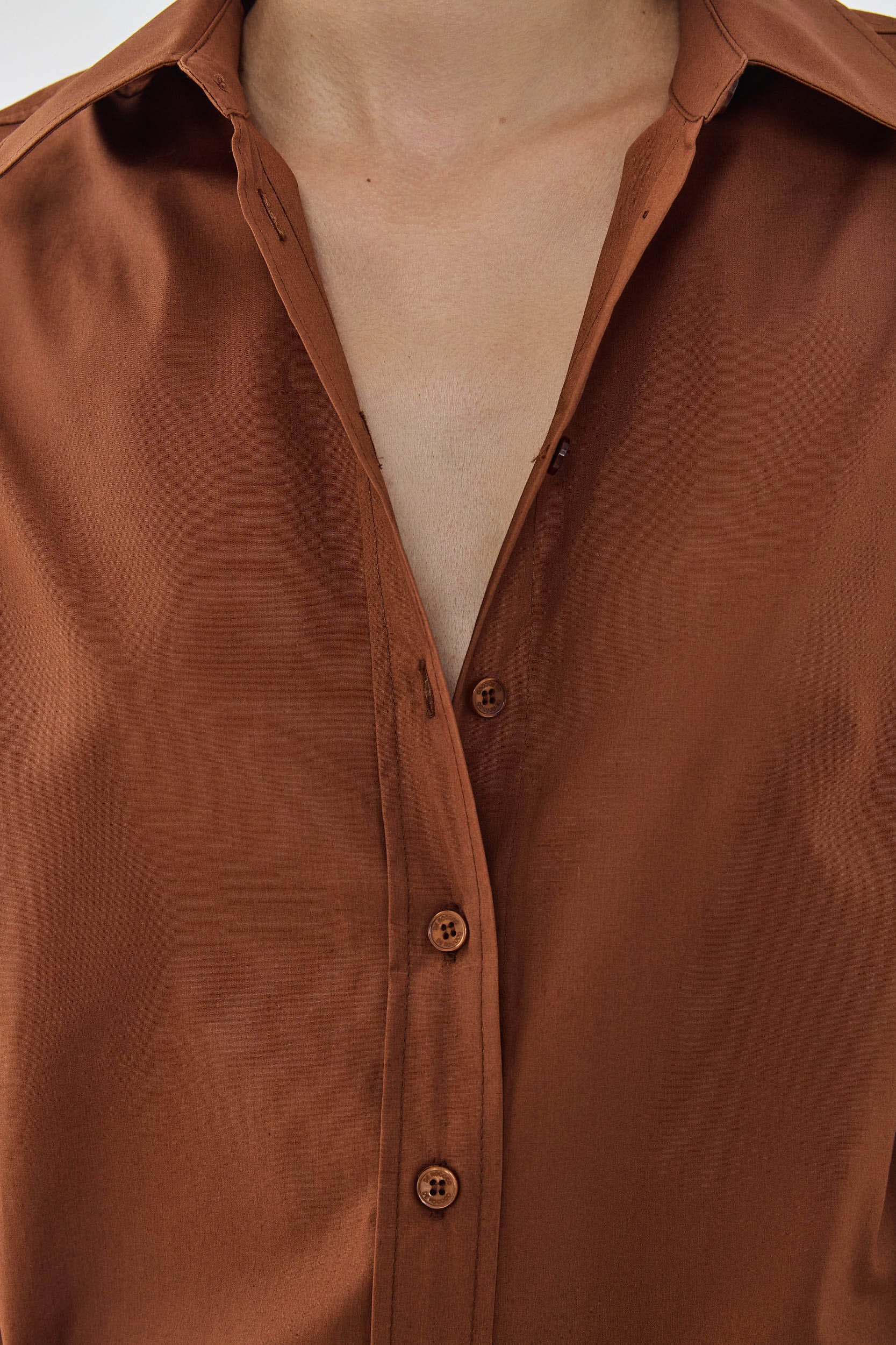 Oversized Poplin Button Down Shirt - Image 7