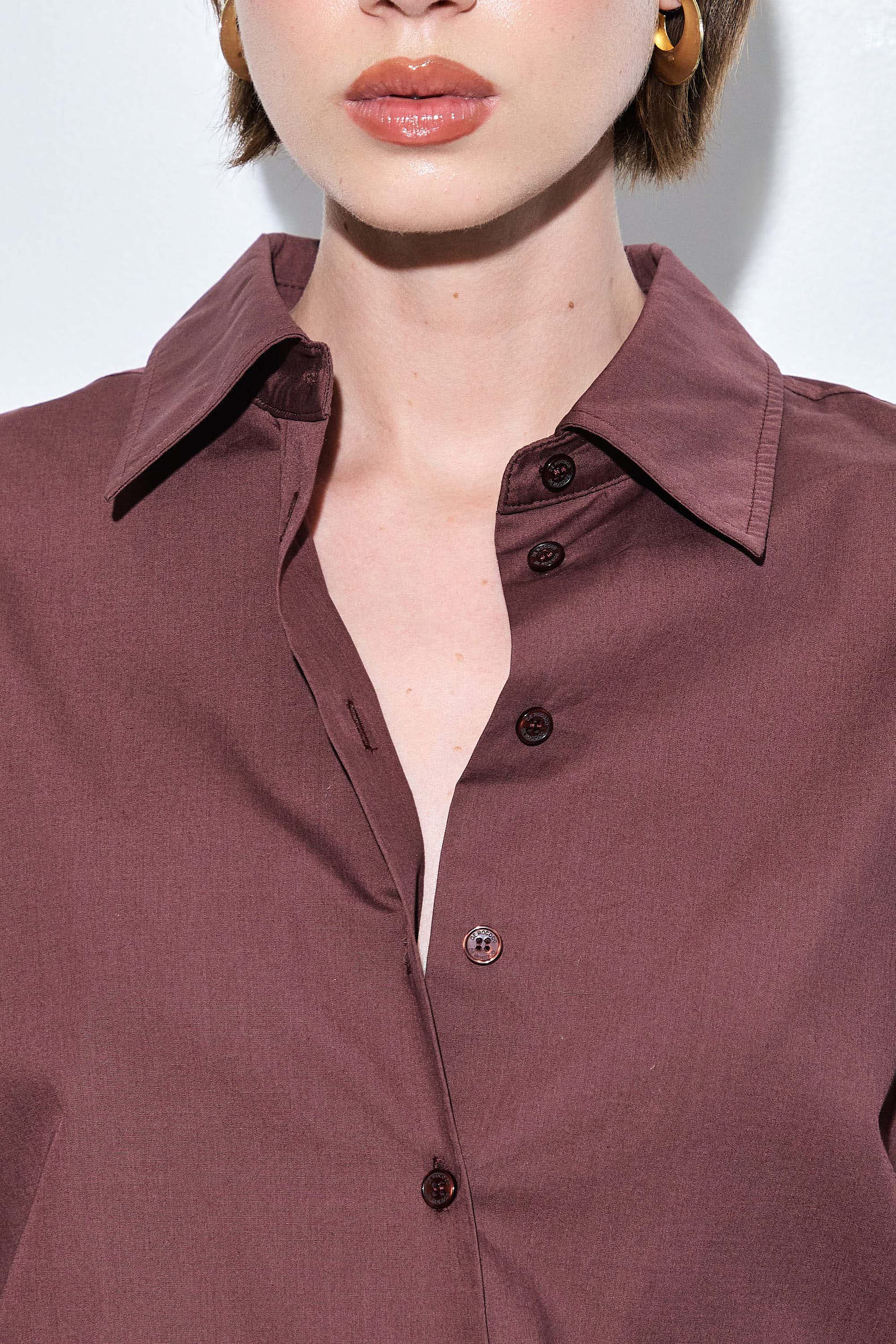 Oversized Poplin Button Down Shirt - Image 7