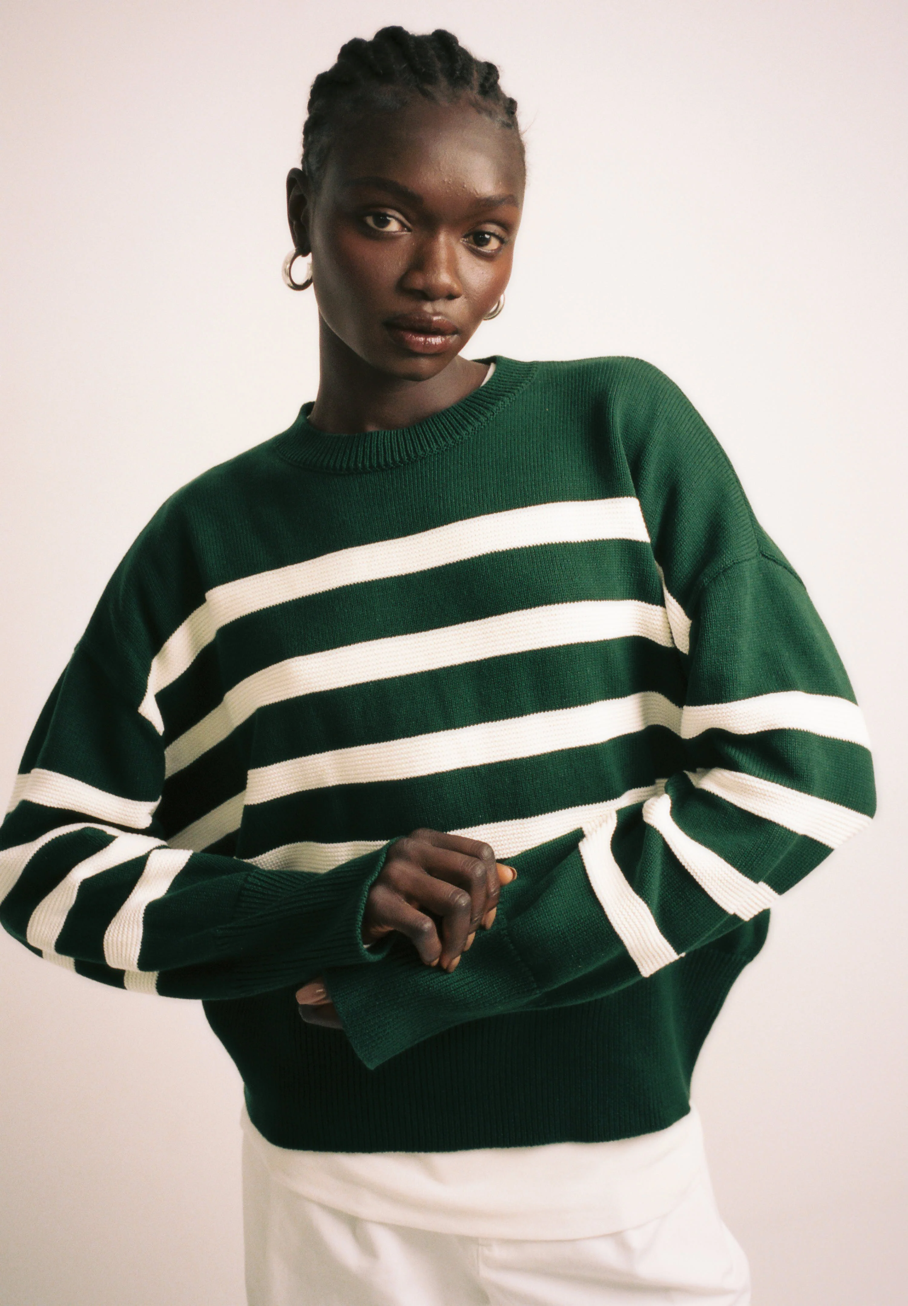Oversized Striped Sweater