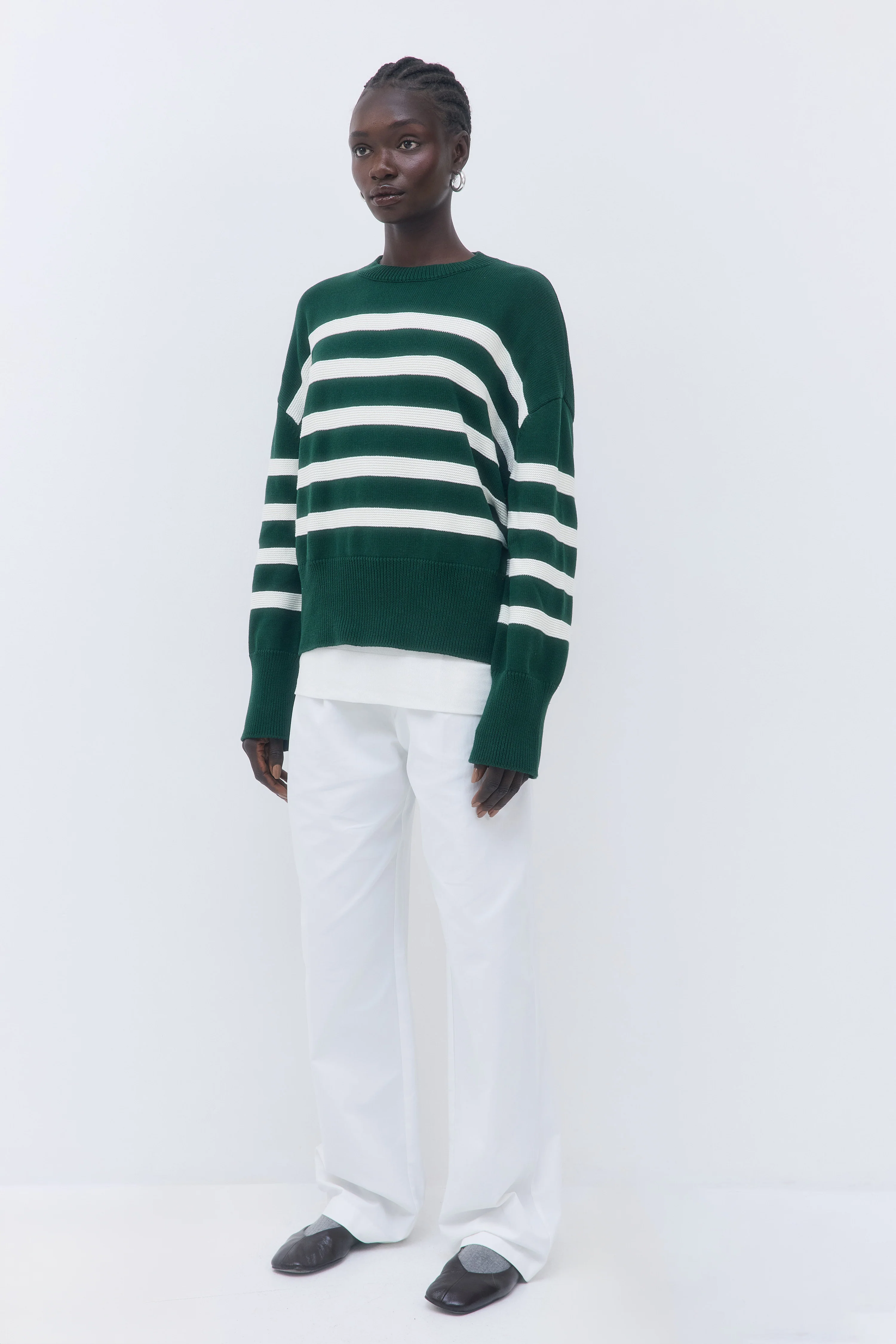 Oversized Striped Sweater - Image 4