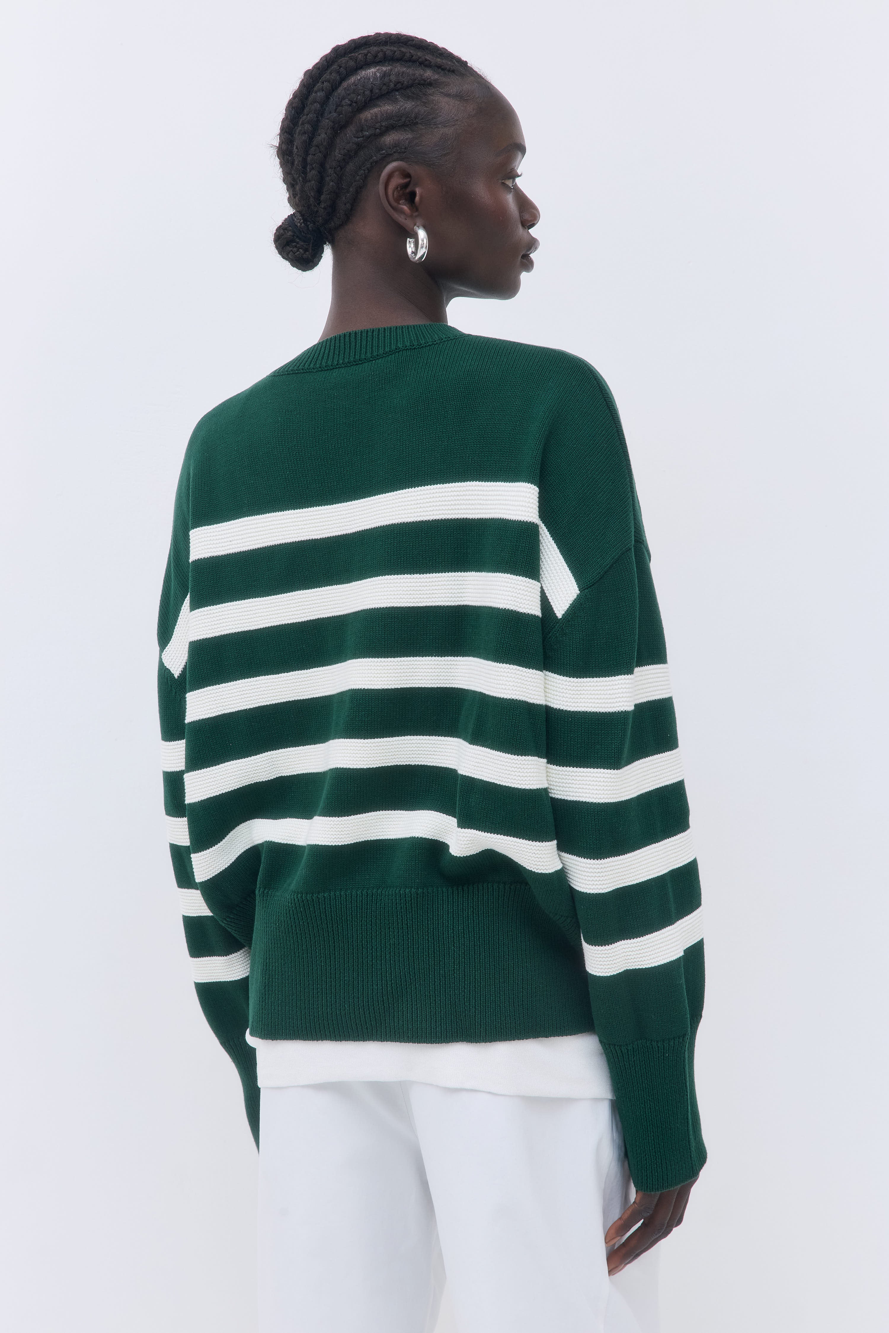 Oversized Striped Sweater - Image 5