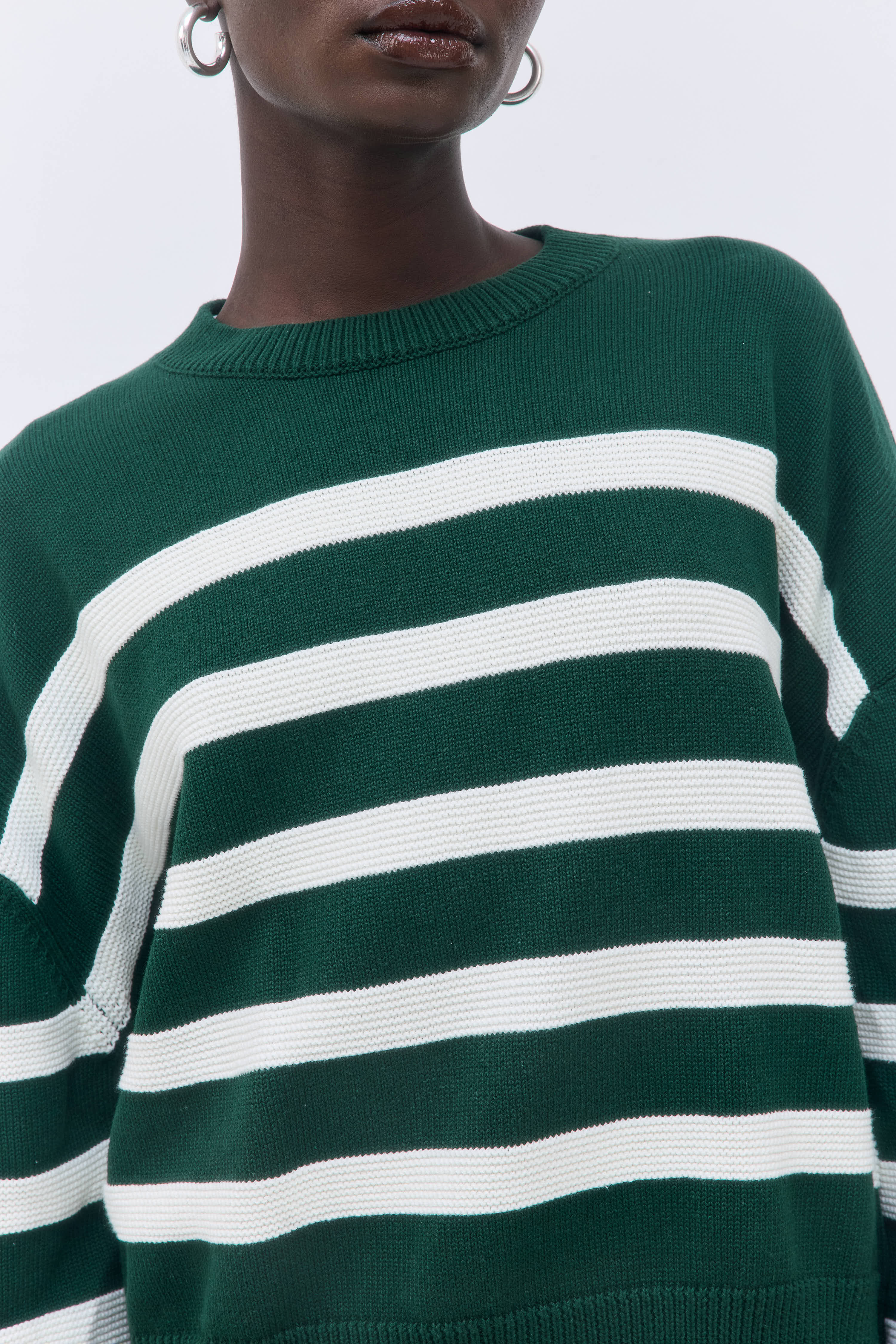 Oversized Striped Sweater - Image 6