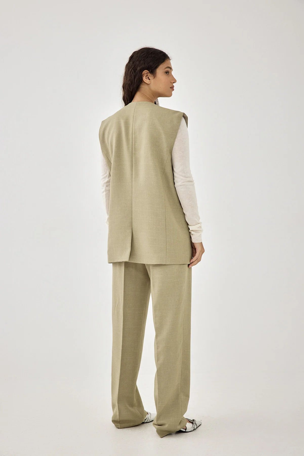 Oversized Tailored Daddy Vest - Image 5