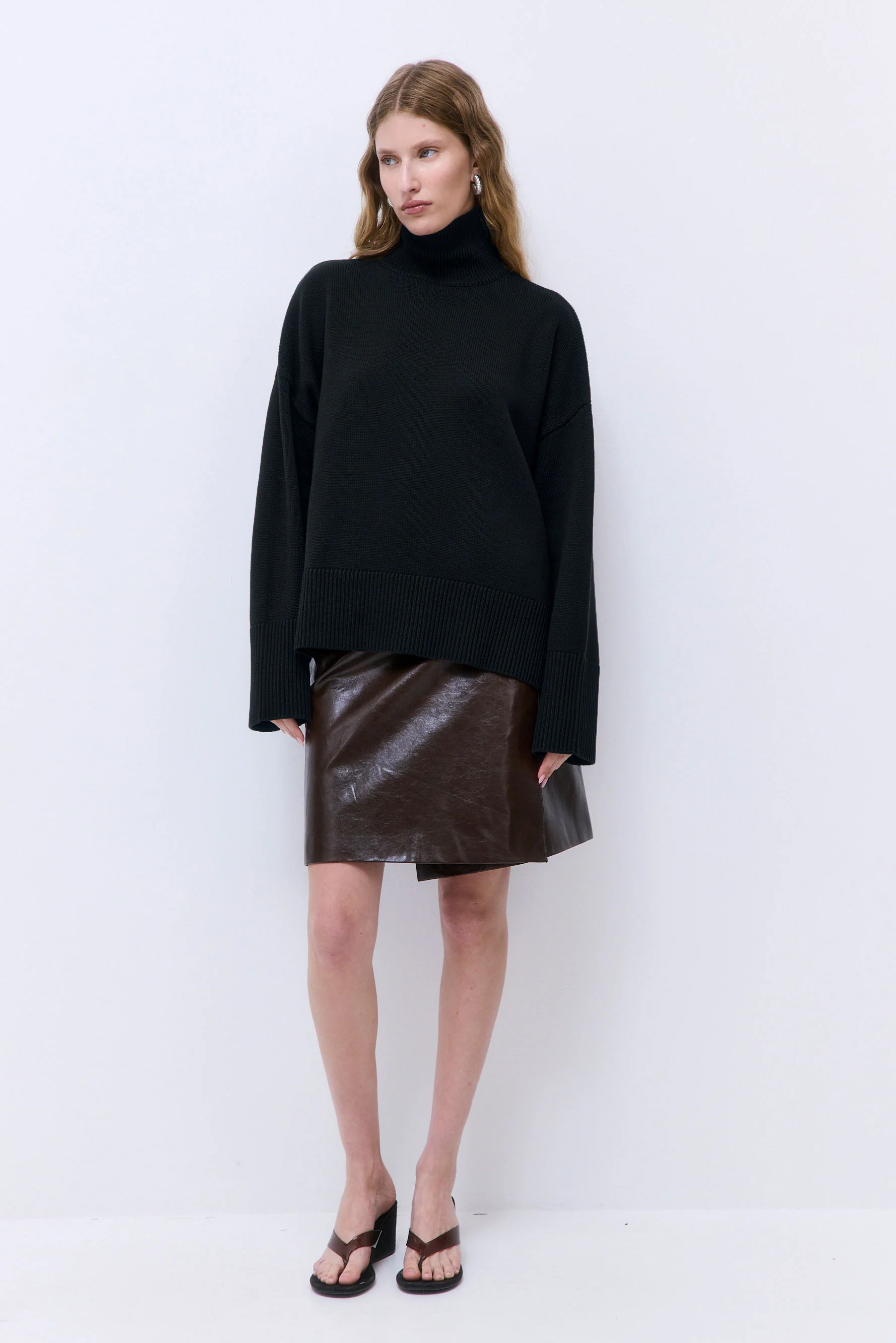 Oversized Turtleneck Jumper - Image 2