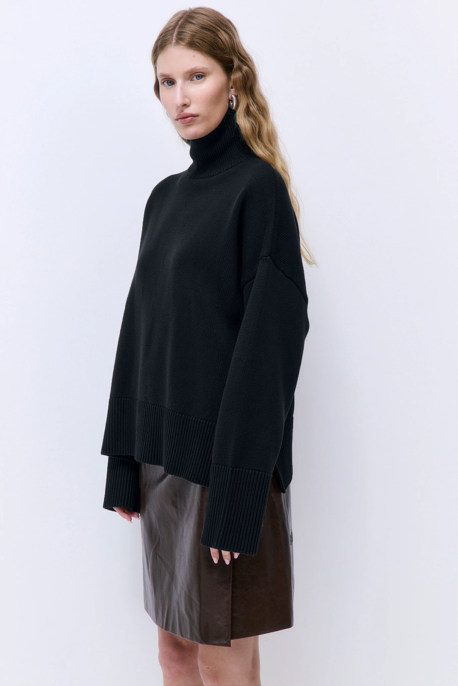 Oversized Turtleneck Jumper - Image 3
