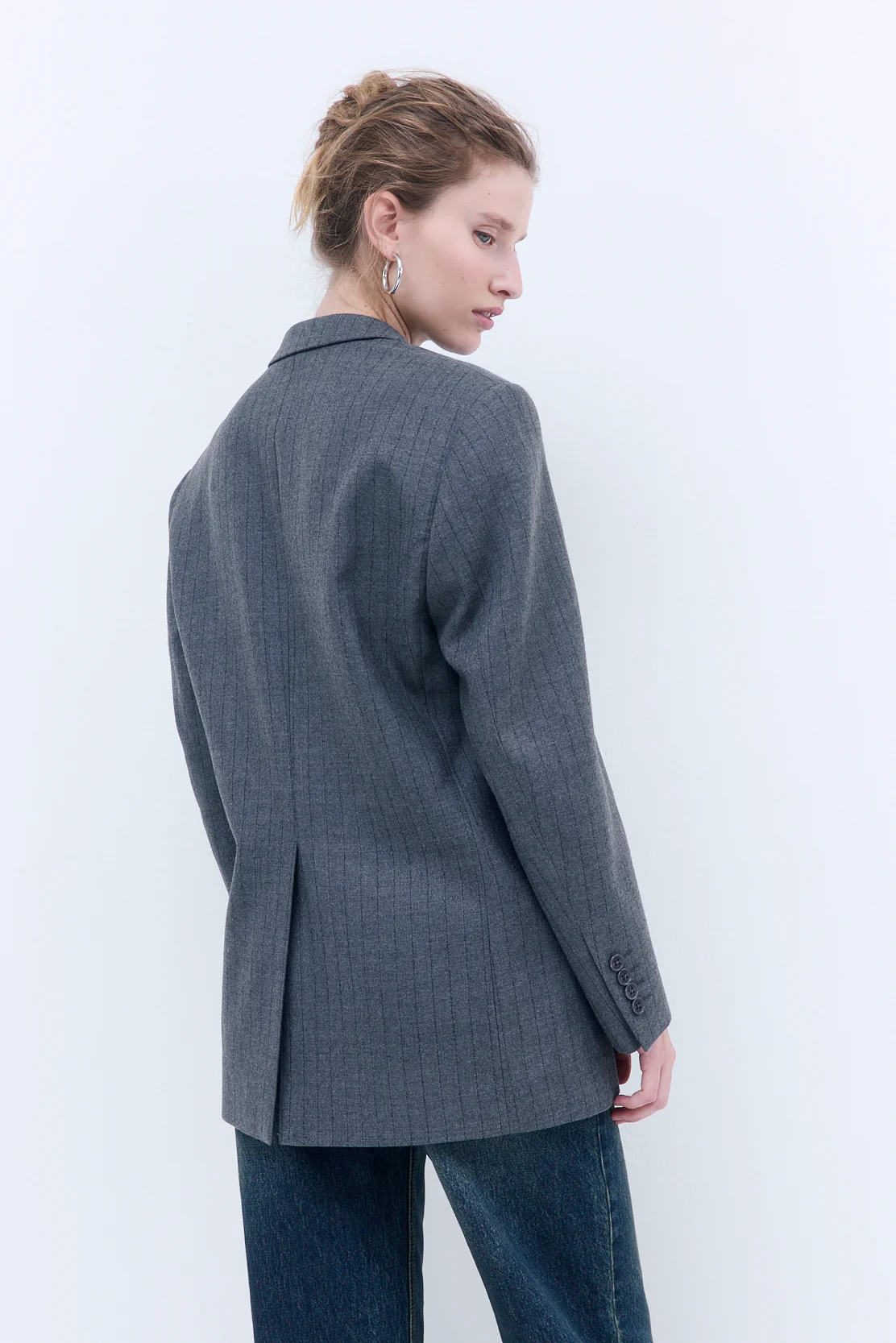 Oversized Wool Daddy Blazer - Image 5
