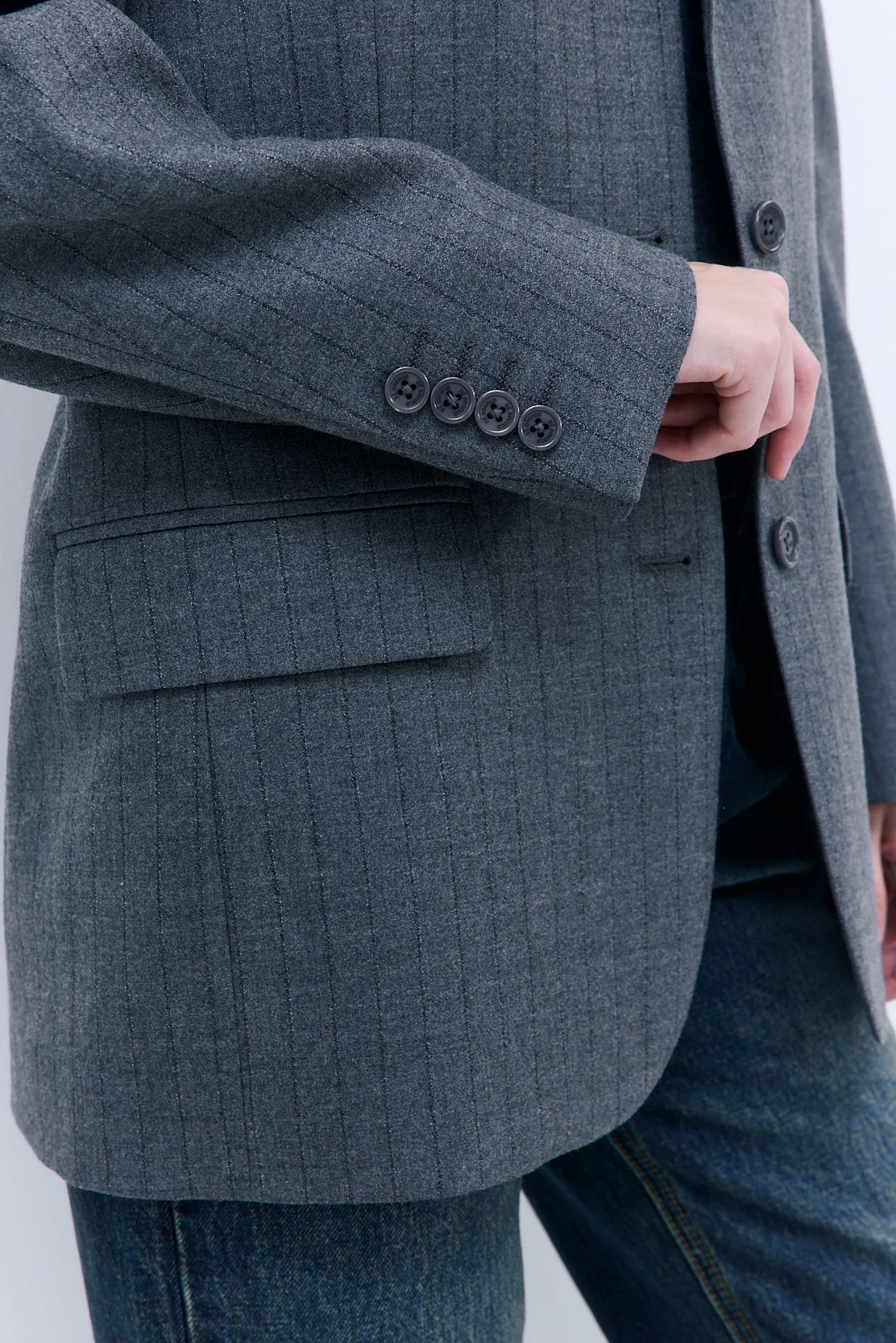 Oversized Wool Daddy Blazer - Image 8