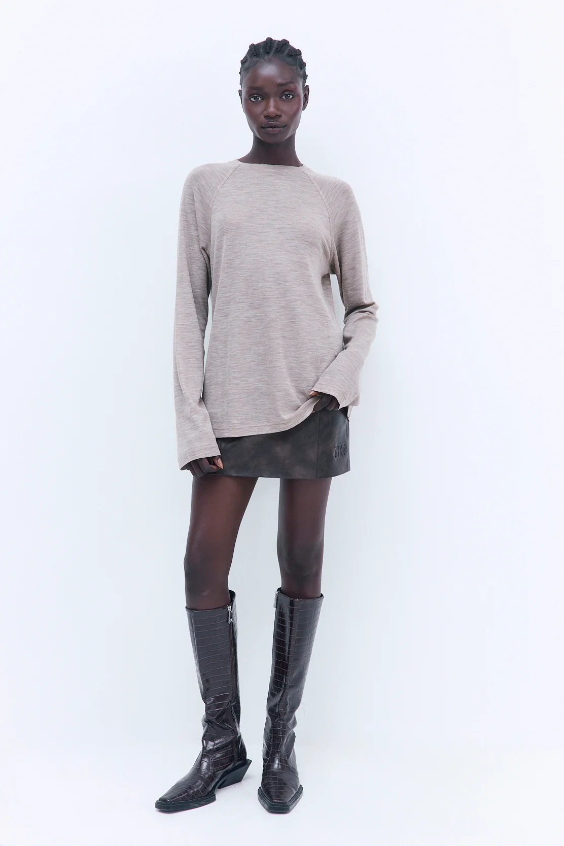 Oversized Wool Long Sleeve - Image 2
