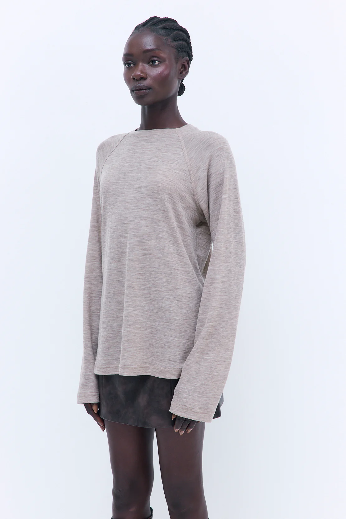 Oversized Wool Long Sleeve - Image 3