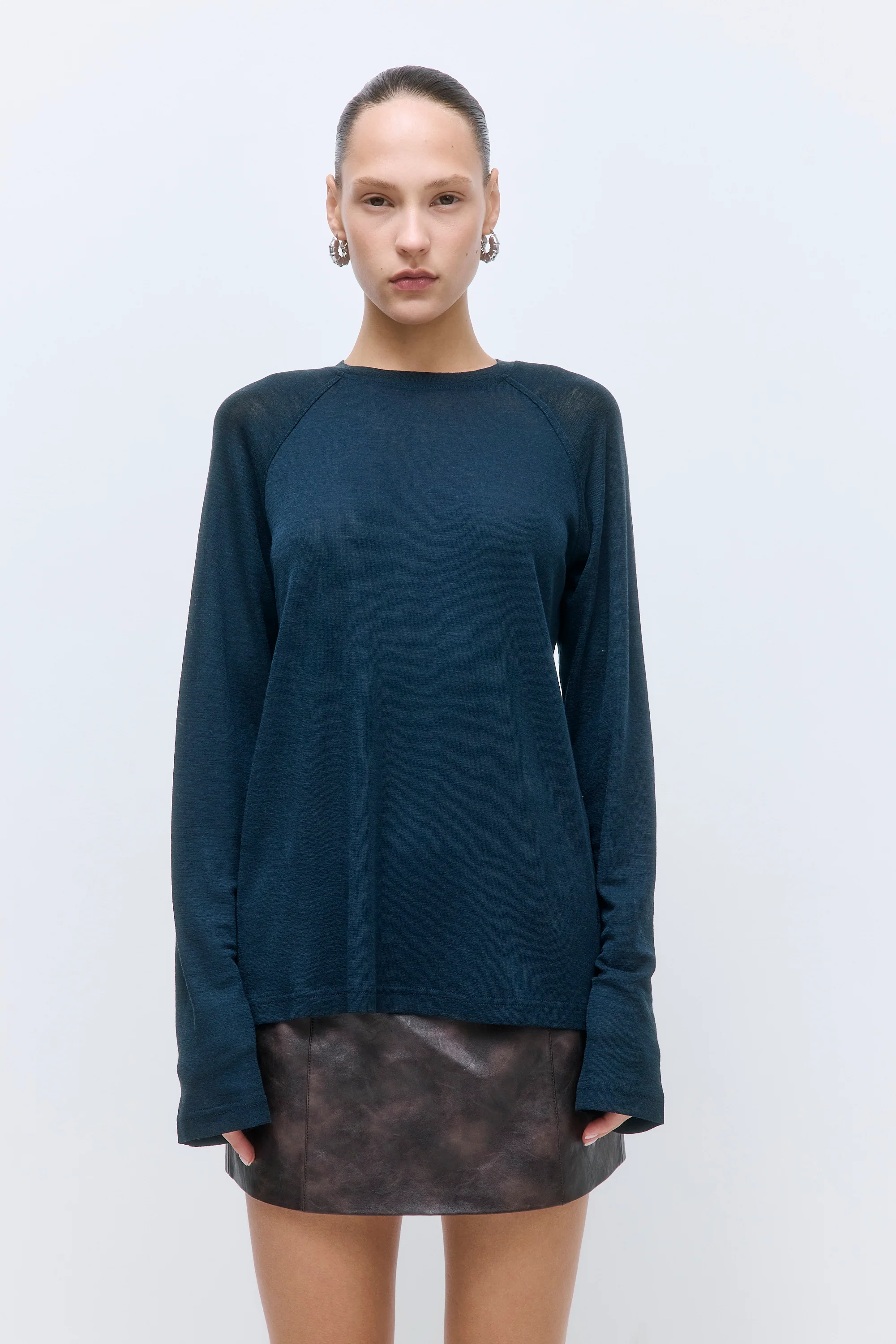 Oversized Wool Long Sleeve