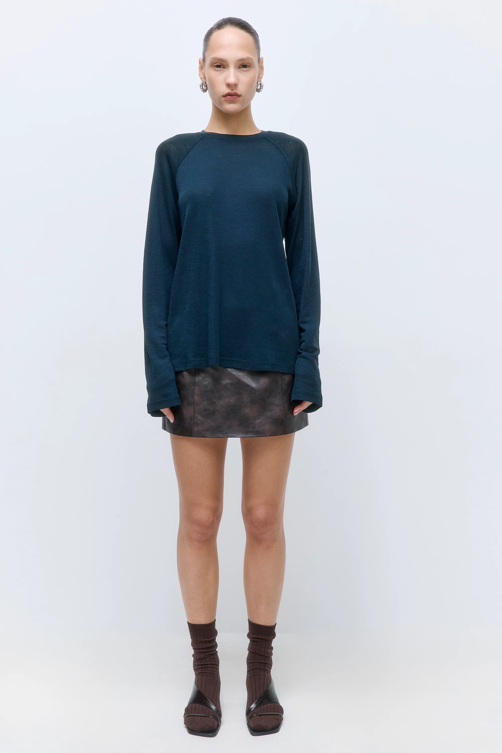 Oversized Wool Long Sleeve - Image 2