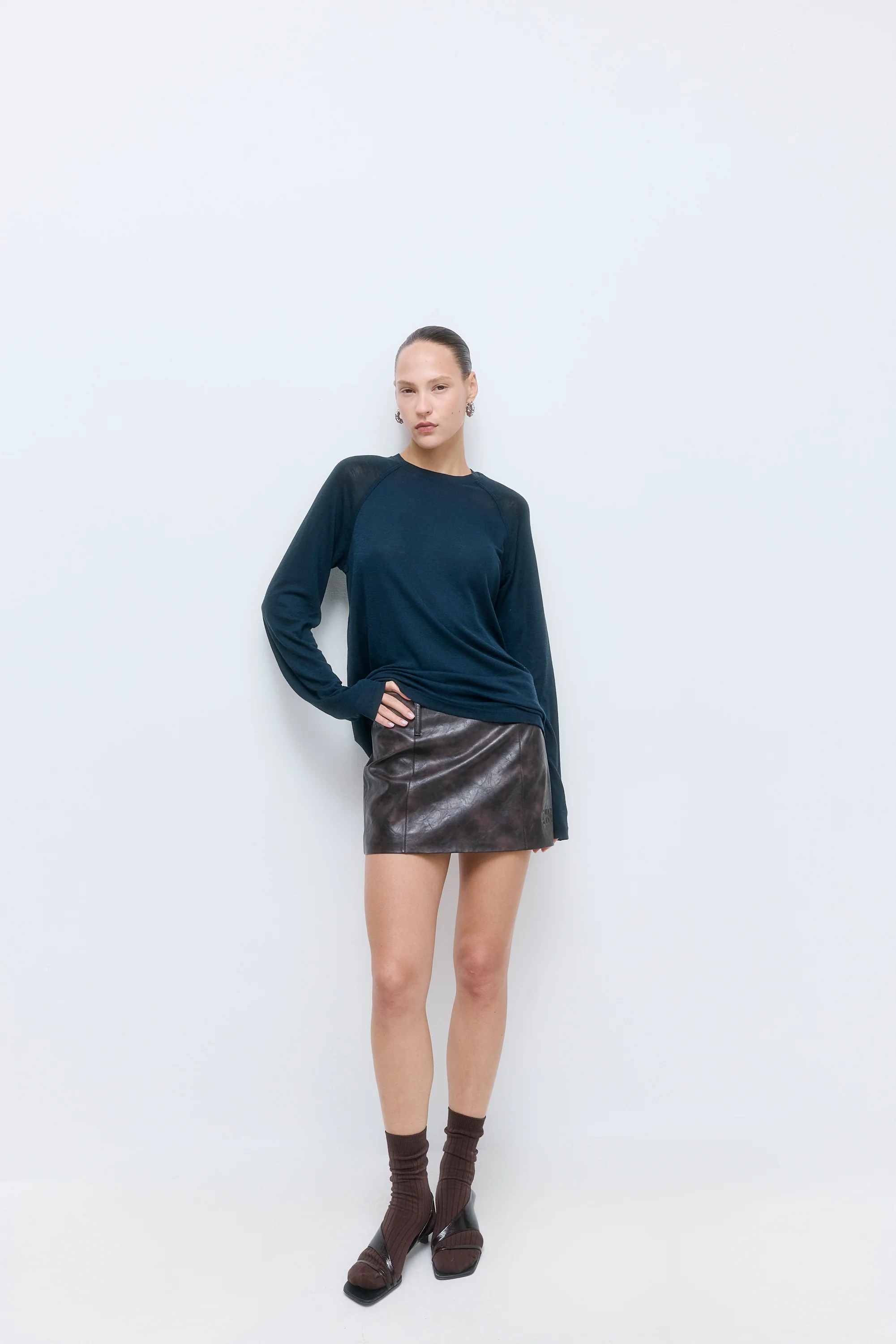Oversized Wool Long Sleeve - Image 3