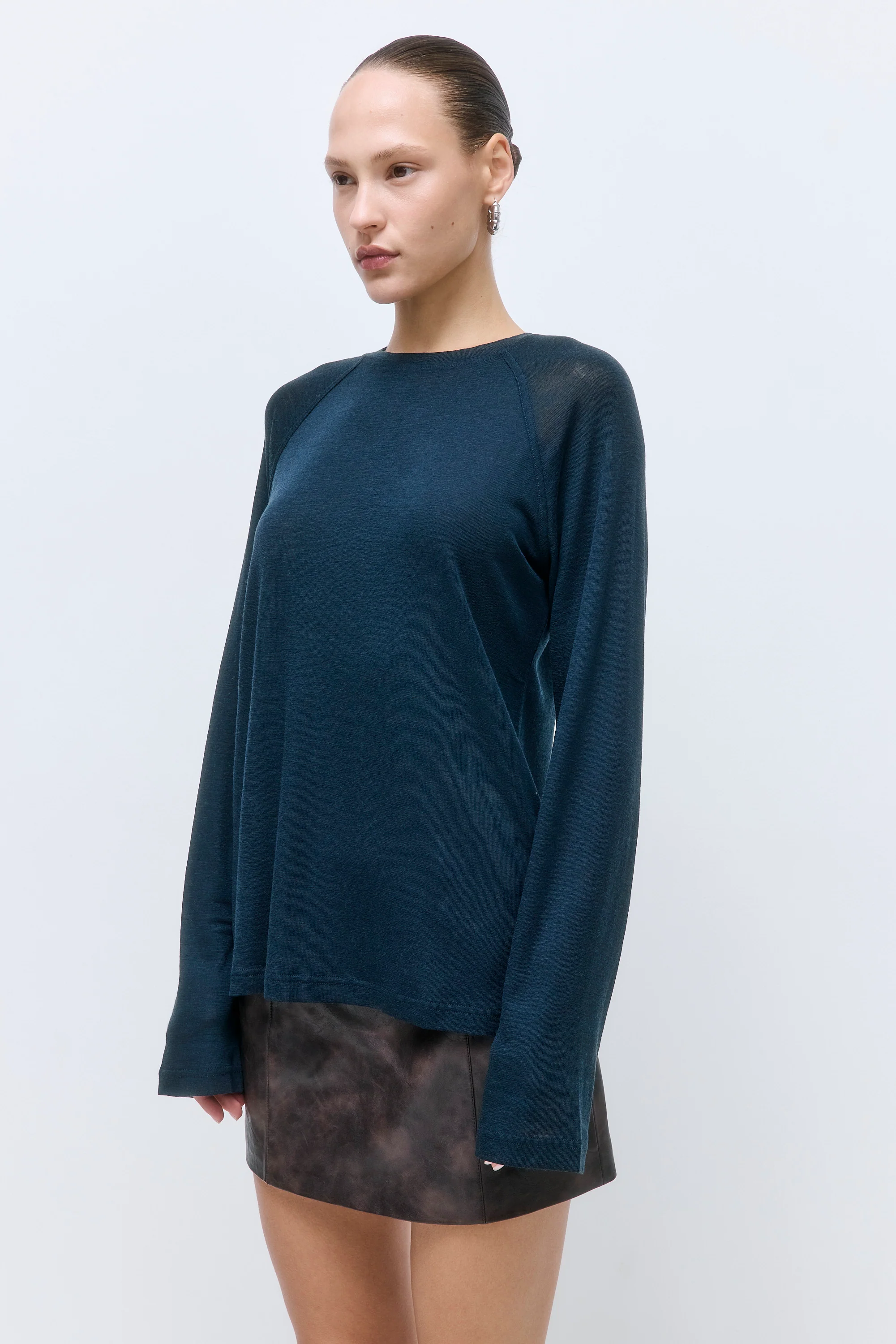 Oversized Wool Long Sleeve - Image 4