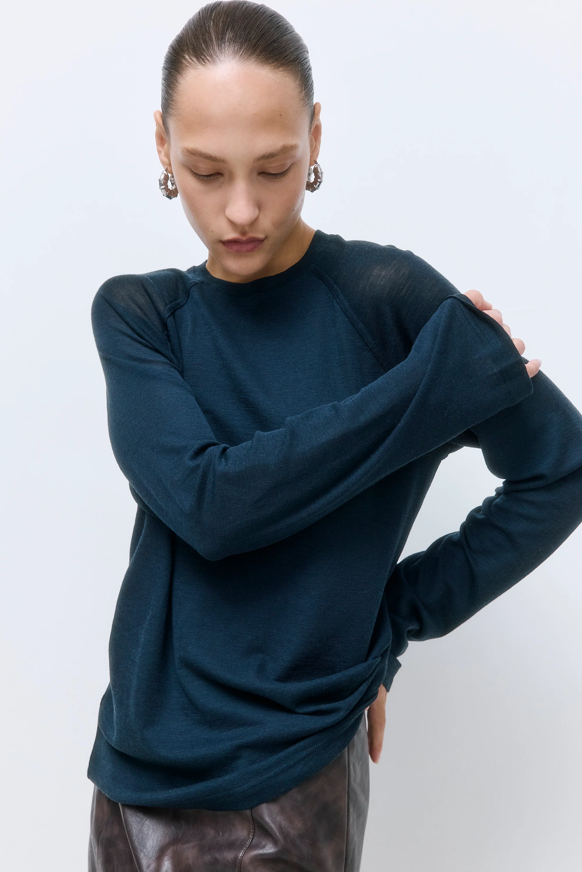 Oversized Wool Long Sleeve - Image 6