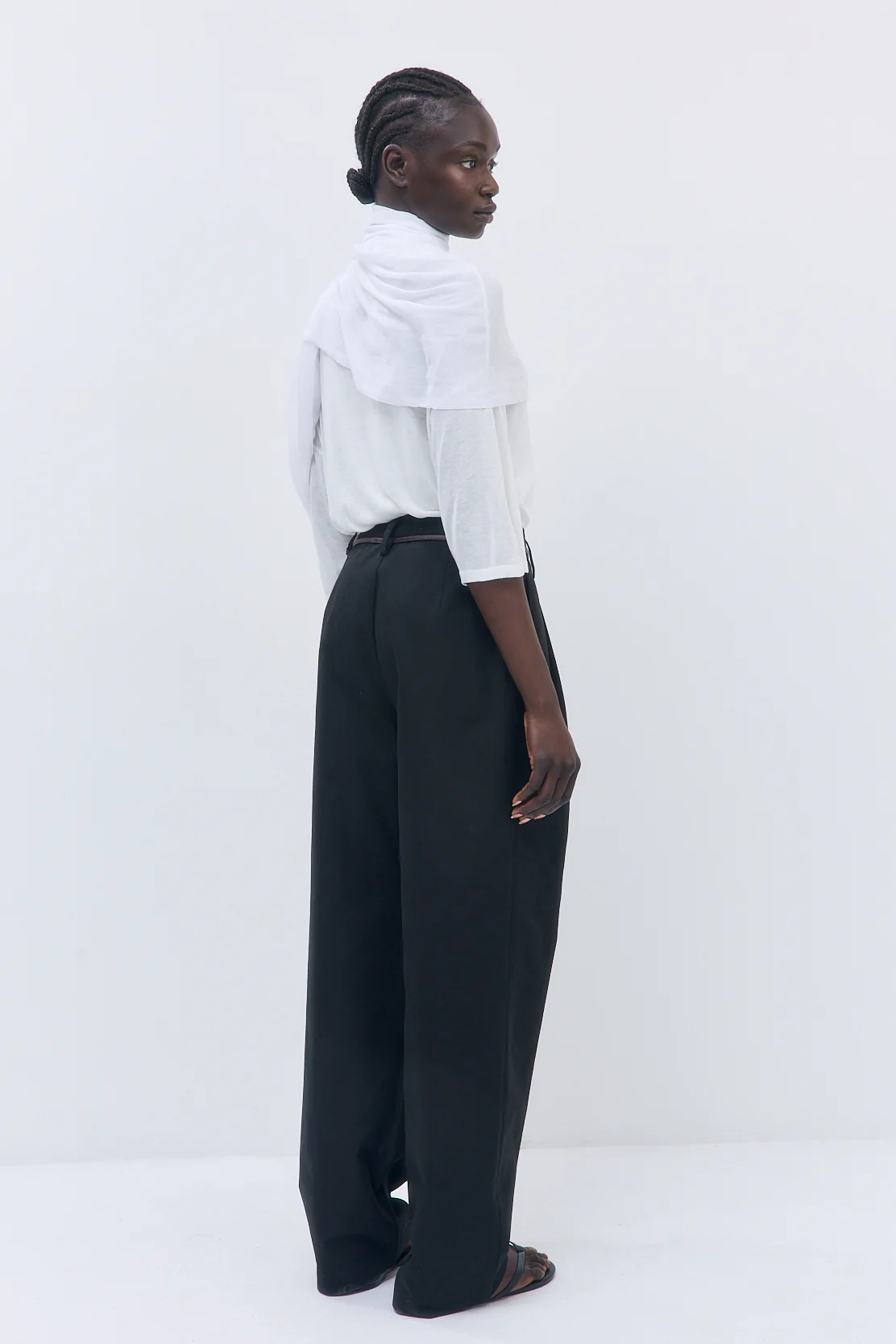 Pleated Barrel Pants - Image 5