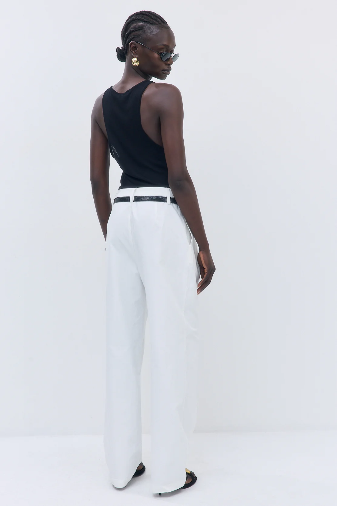 Pleated Barrel Pants - Image 5