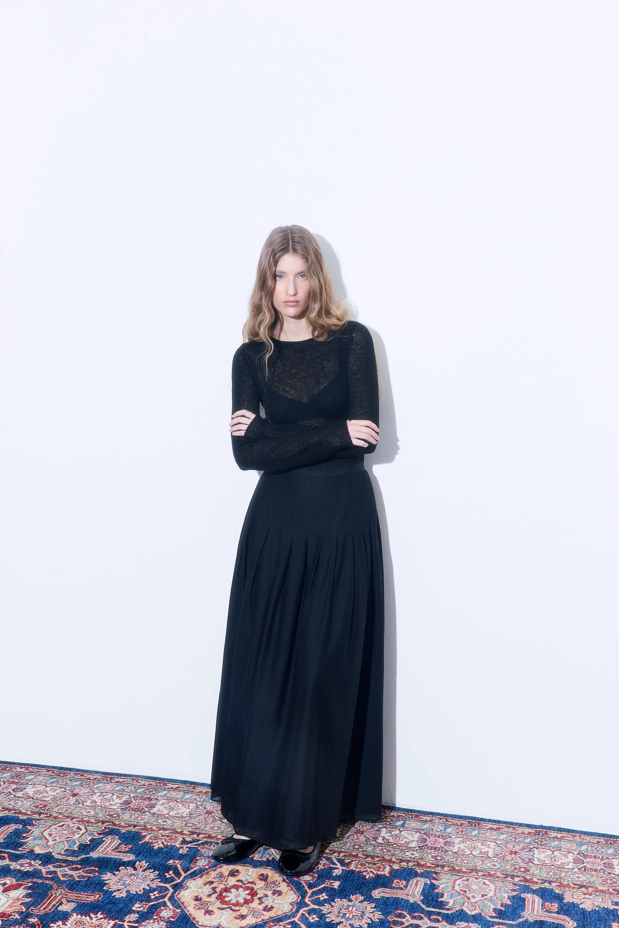 Pleated Maxi Skirt - Image 3