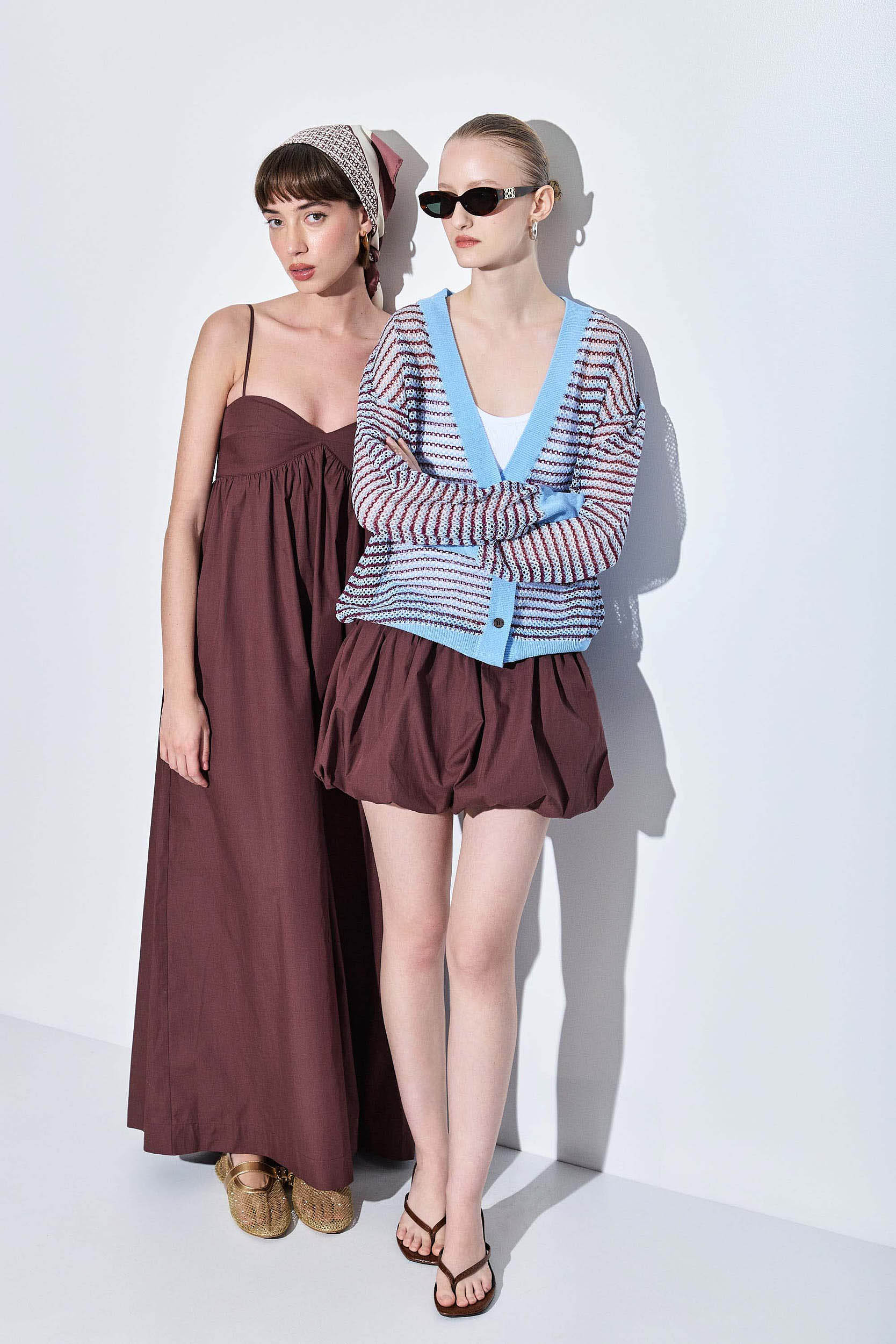 Poplin Bubble Mini Skirt - Image 8