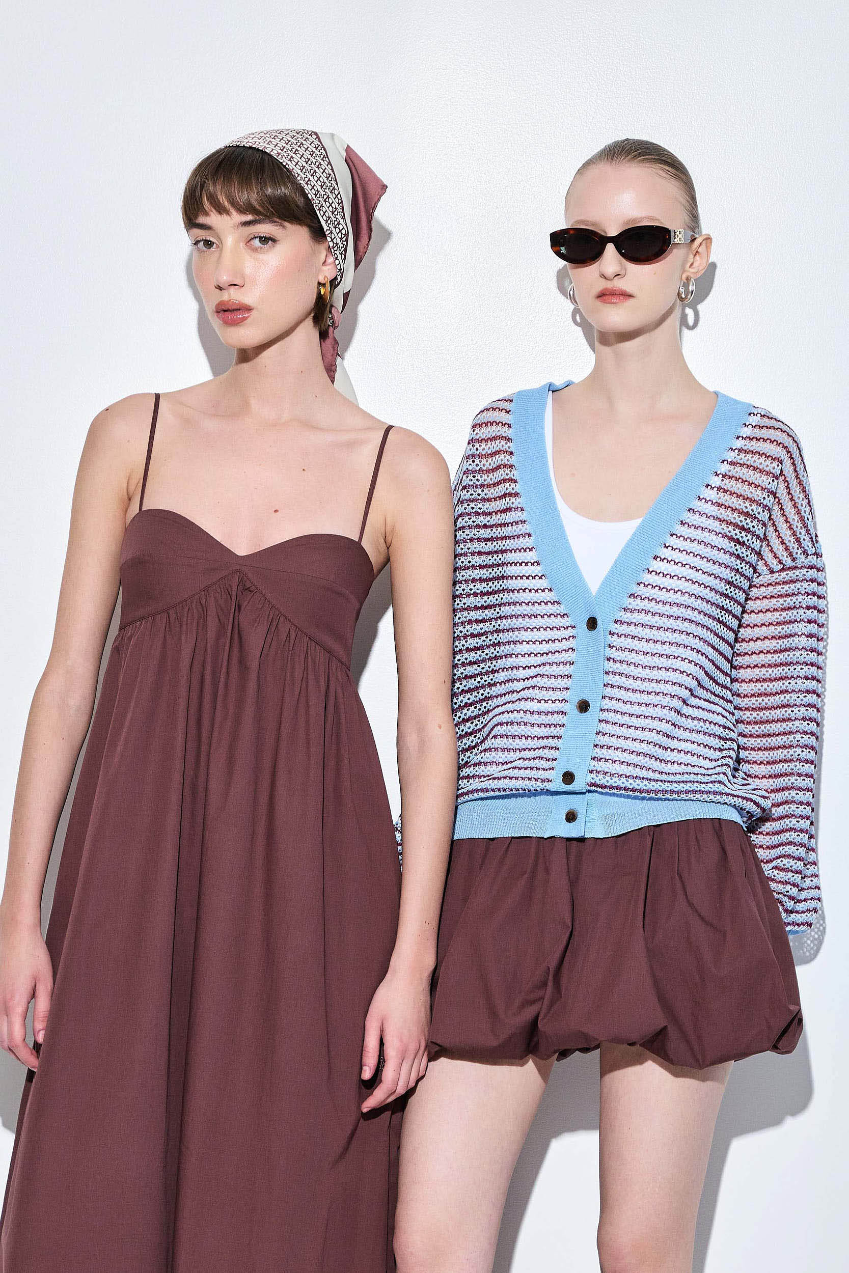 Poplin Bubble Mini Skirt - Image 9