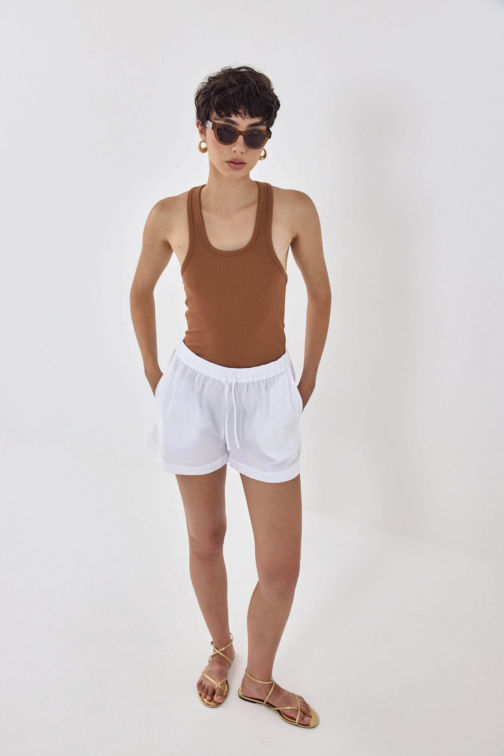 Poplin Cotton Shorts - Image 3