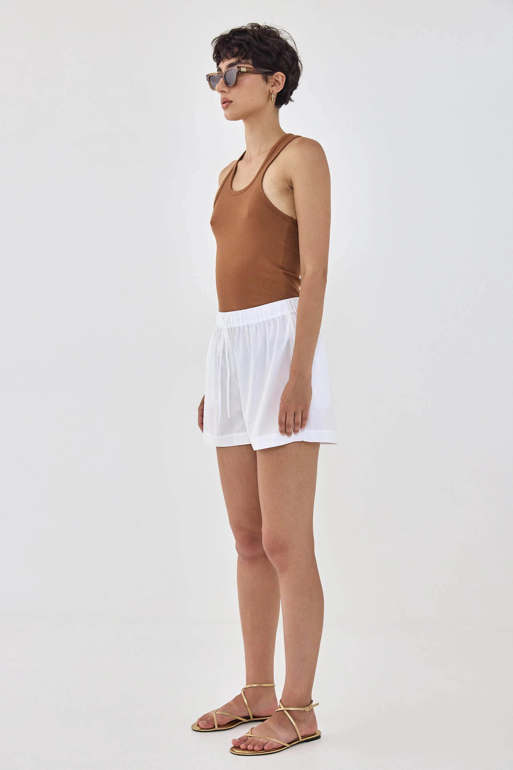 Poplin Cotton Shorts - Image 4