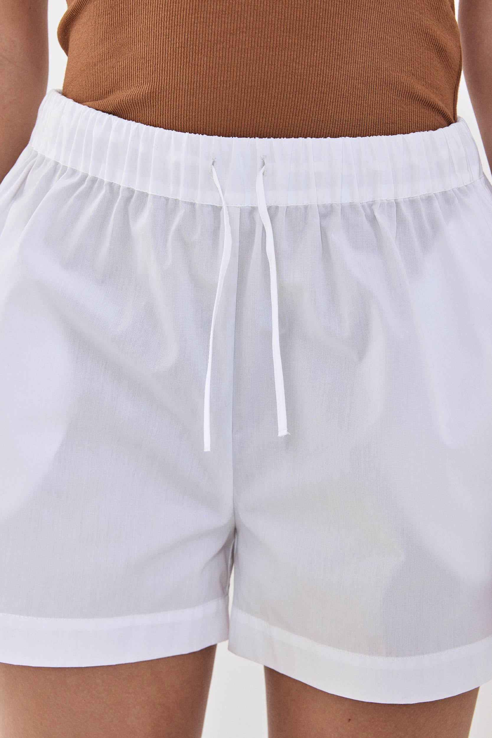 Poplin Cotton Shorts - Image 8