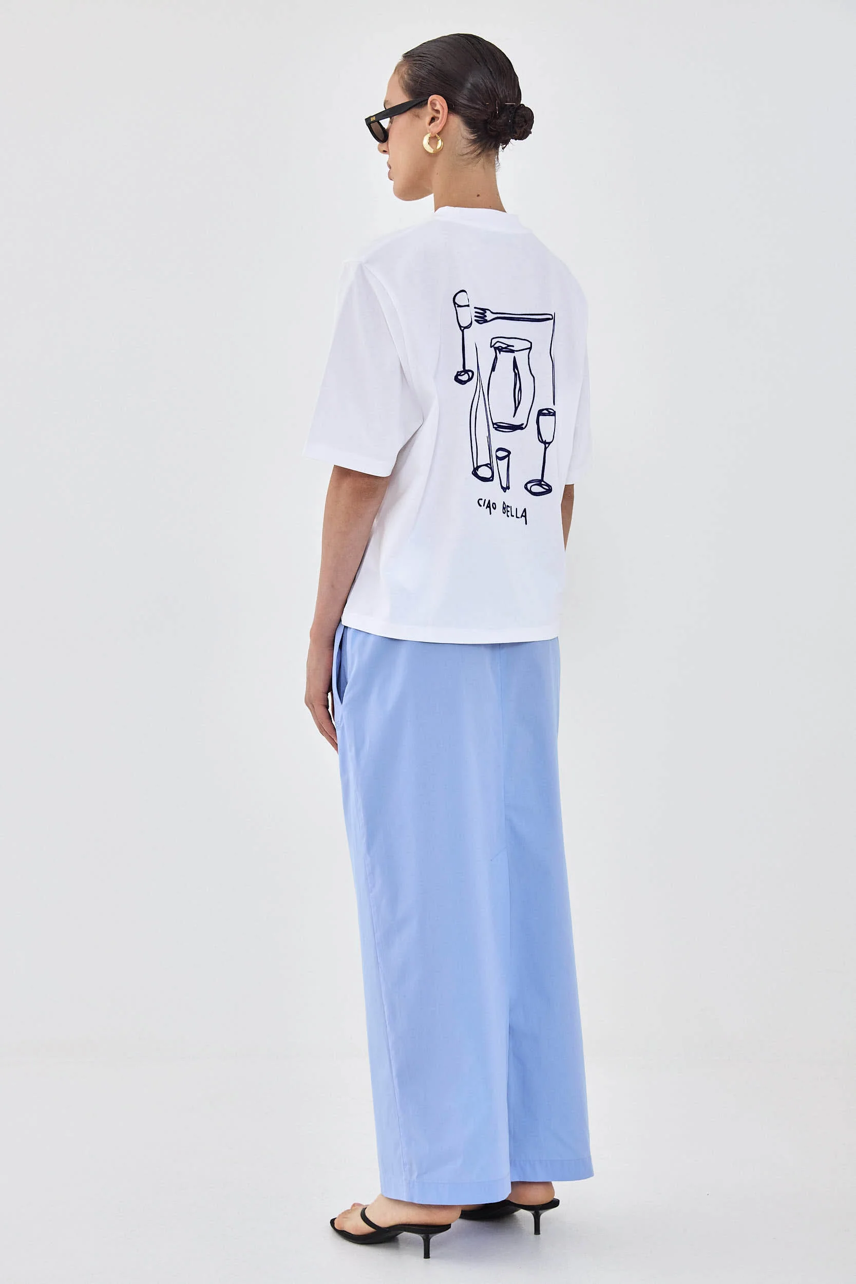 Poplin Gathered Maxi Skirt - Image 5