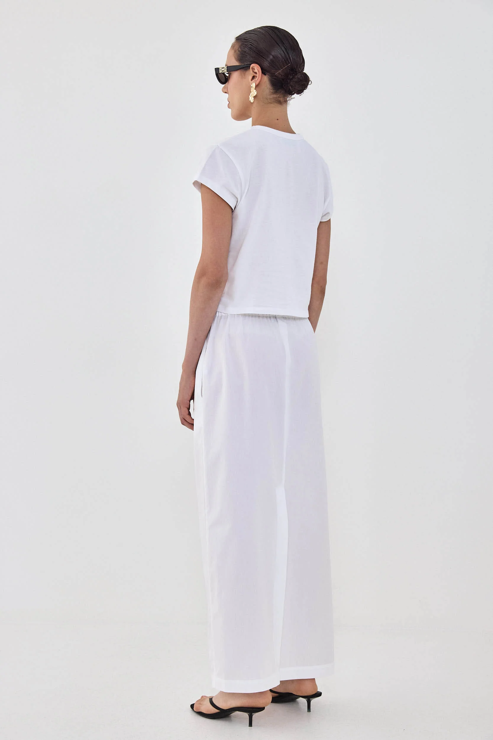 Poplin Gathered Maxi Skirt - Image 5