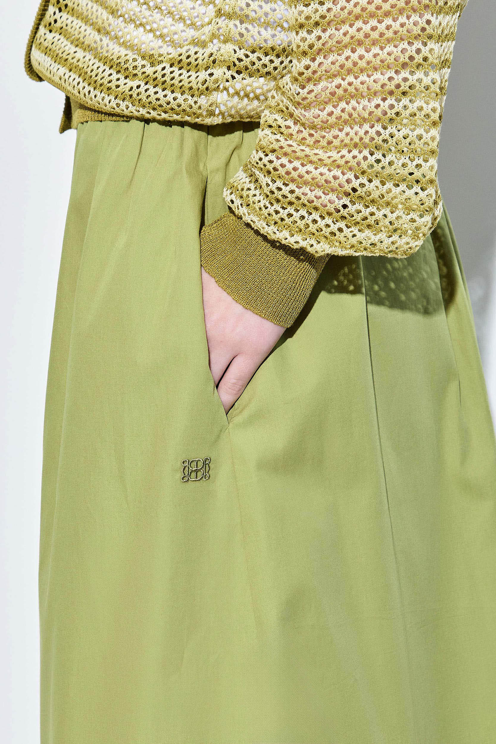 Poplin Volume Maxi Skirt - Image 6