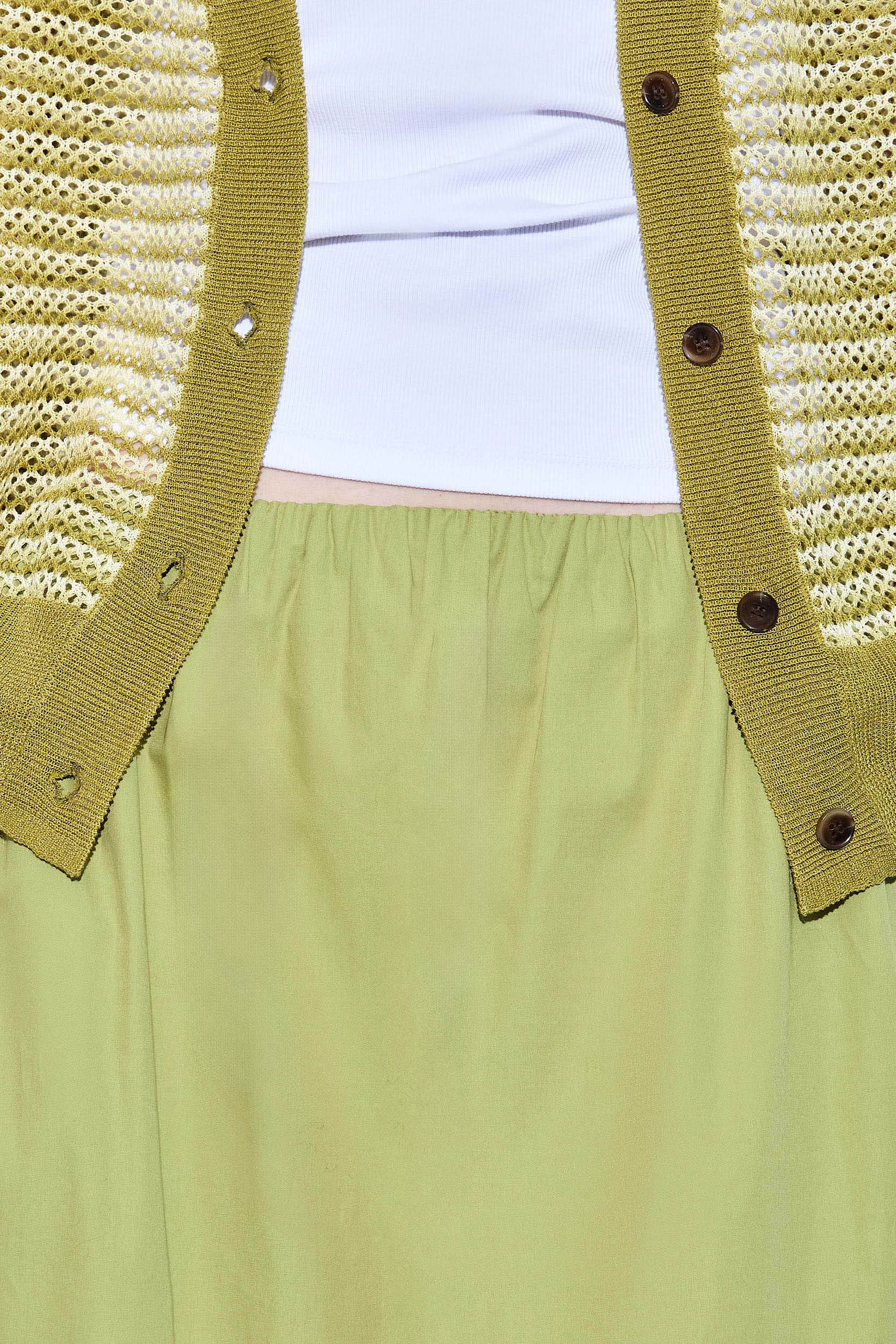 Poplin Volume Maxi Skirt - Image 8