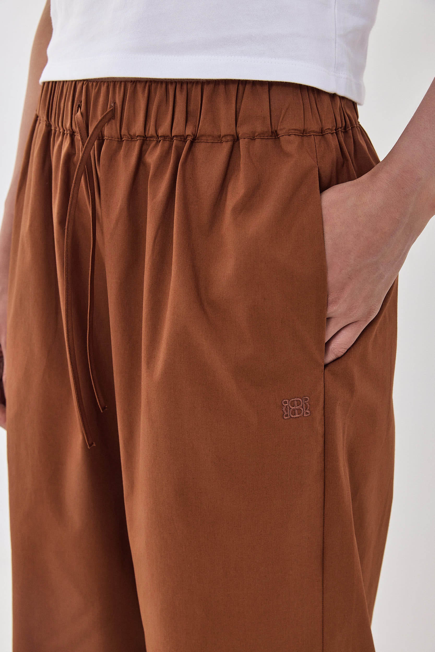 Poplin Wide Leg Pants - Image 6