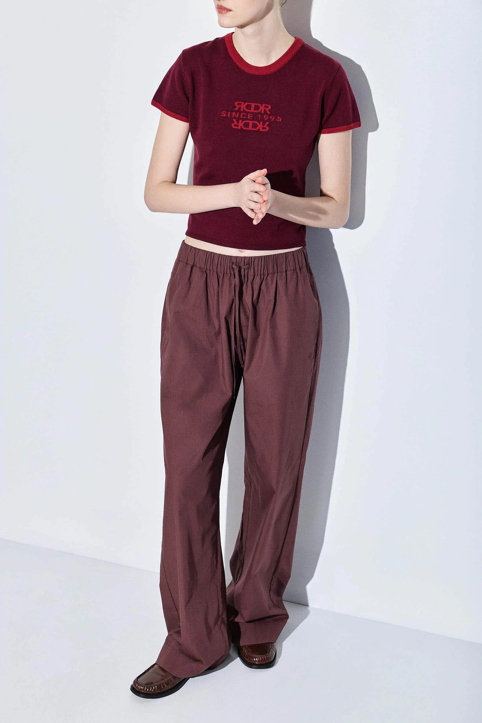 Poplin Wide Leg Pants - Image 3