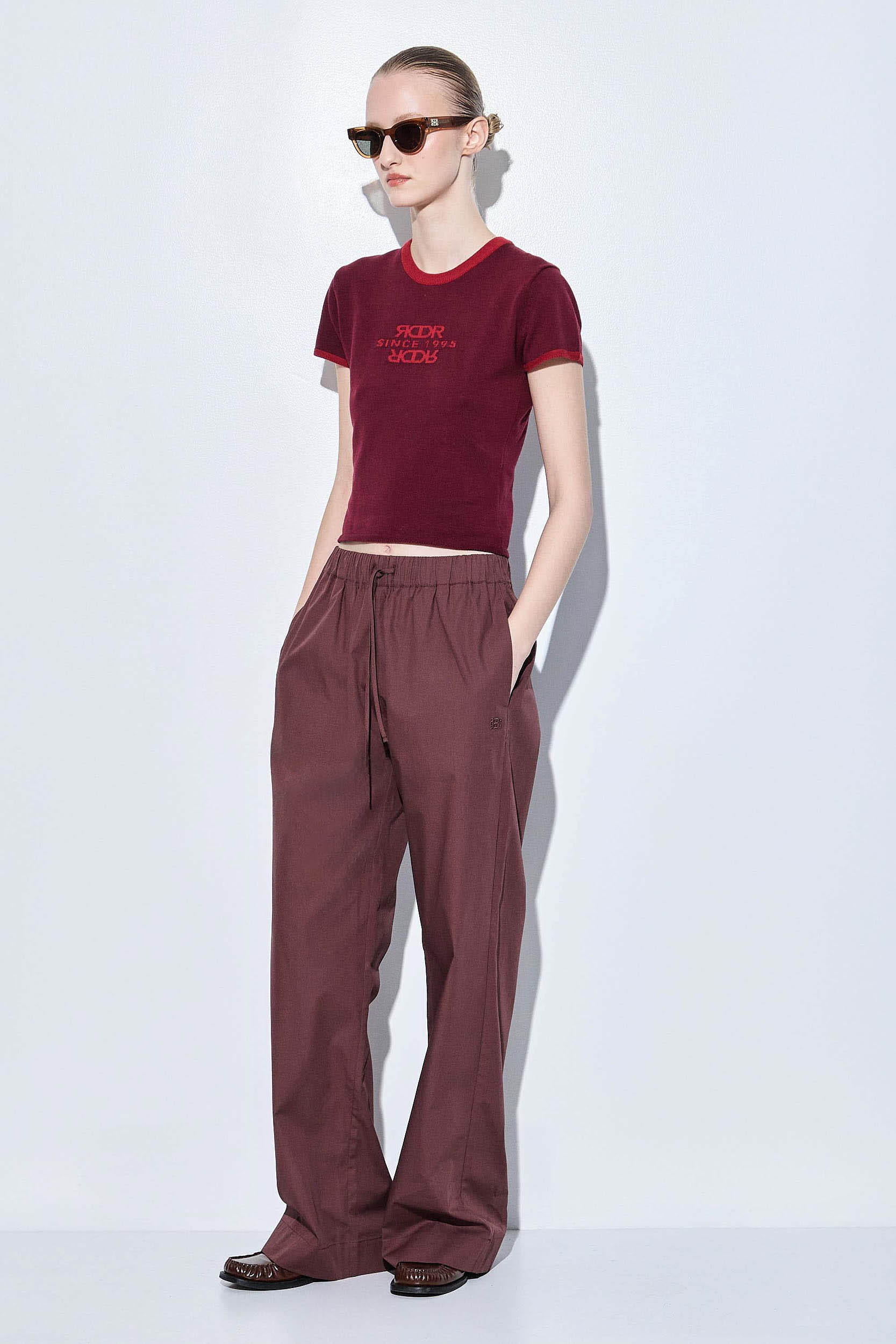 Poplin Wide Leg Pants - Image 4
