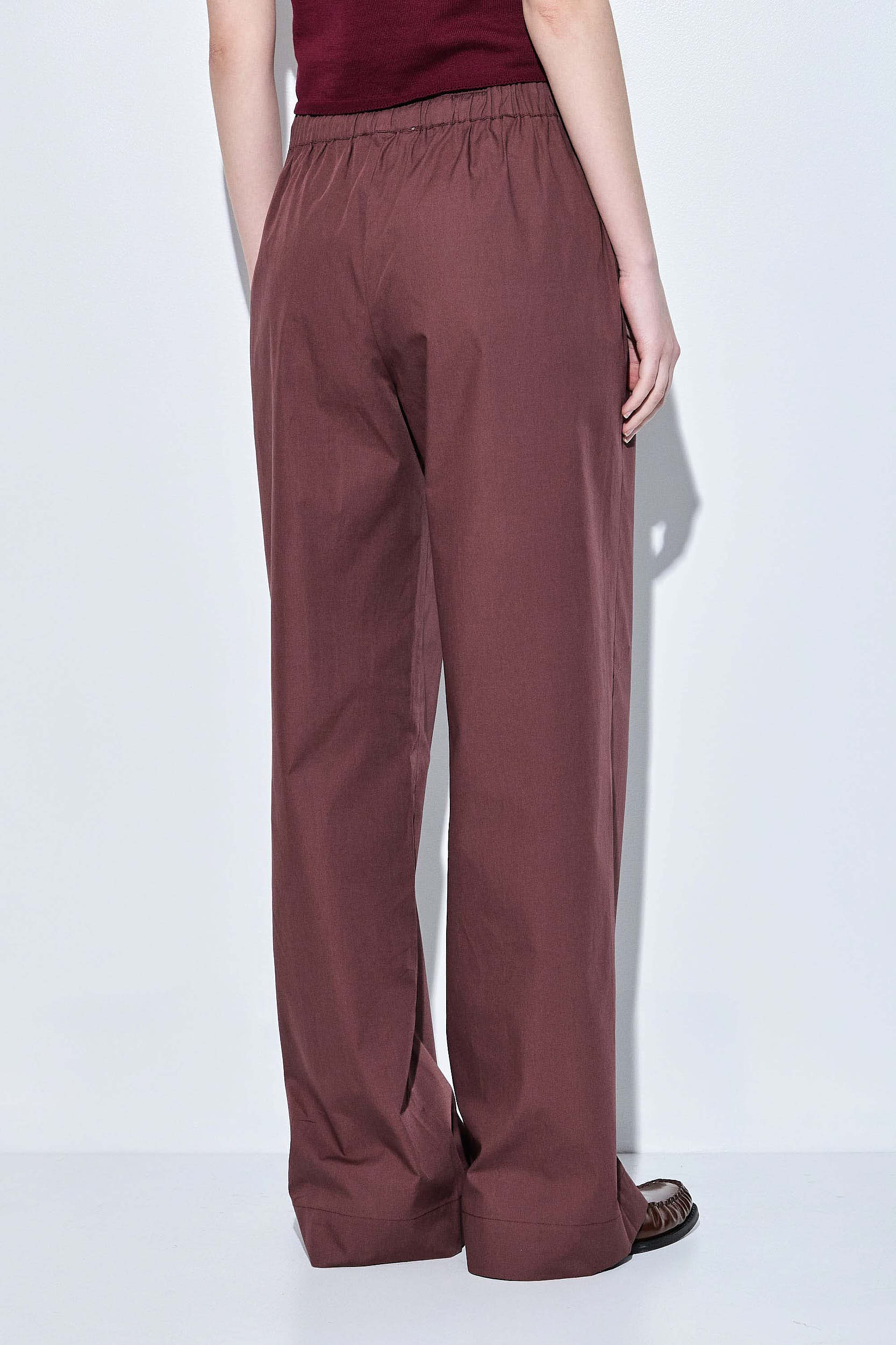 Poplin Wide Leg Pants - Image 5