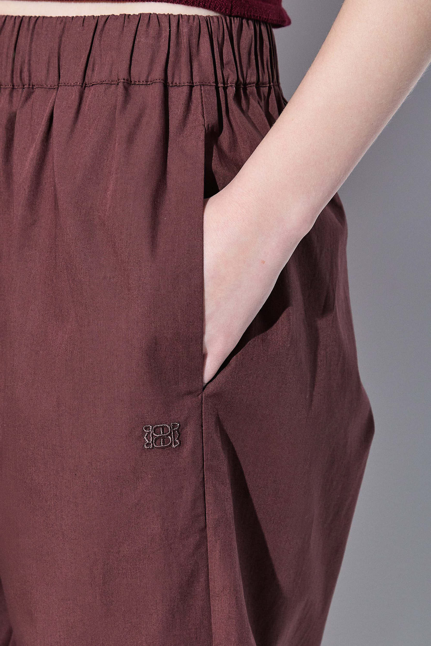Poplin Wide Leg Pants - Image 6