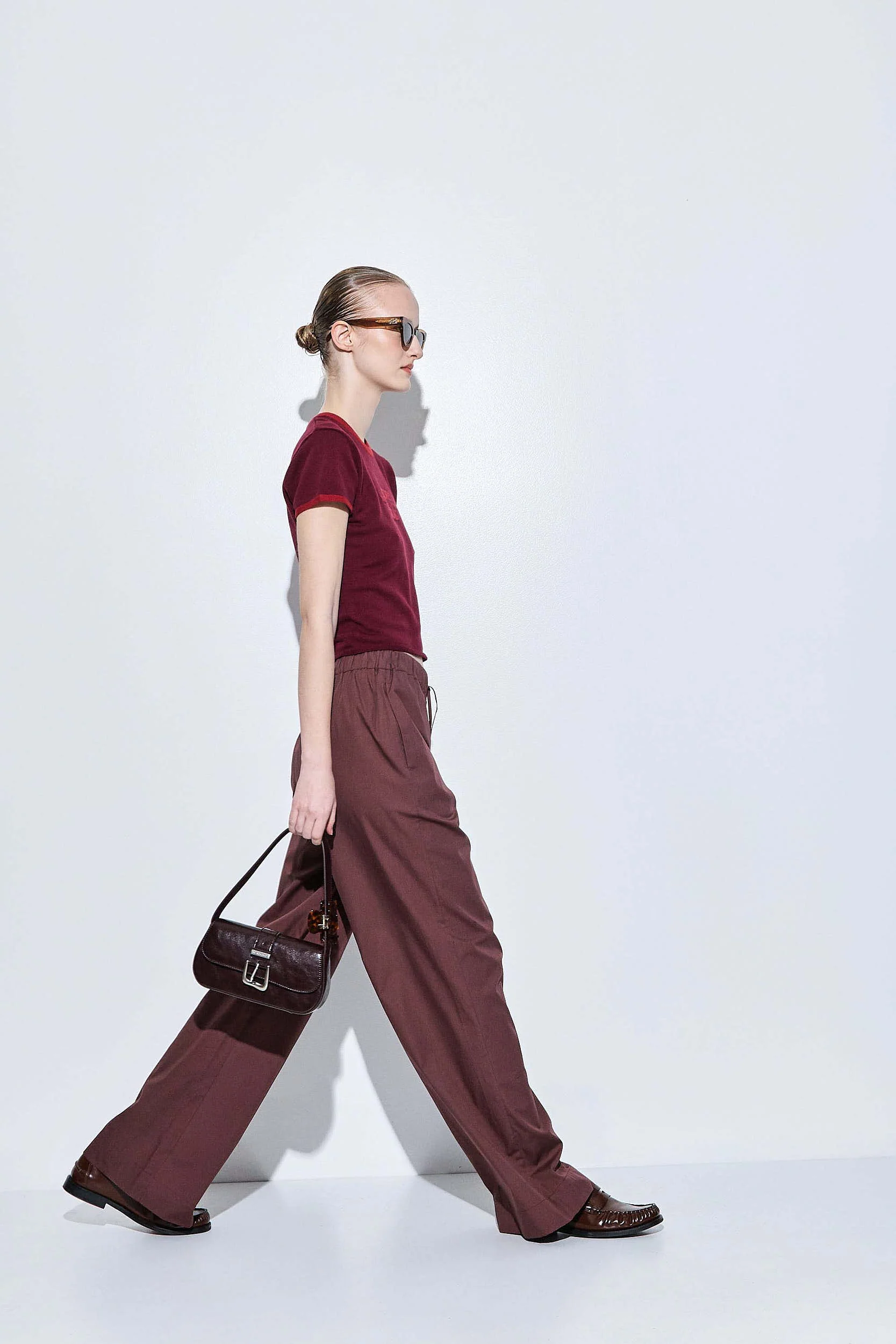Poplin Wide Leg Pants - Image 7