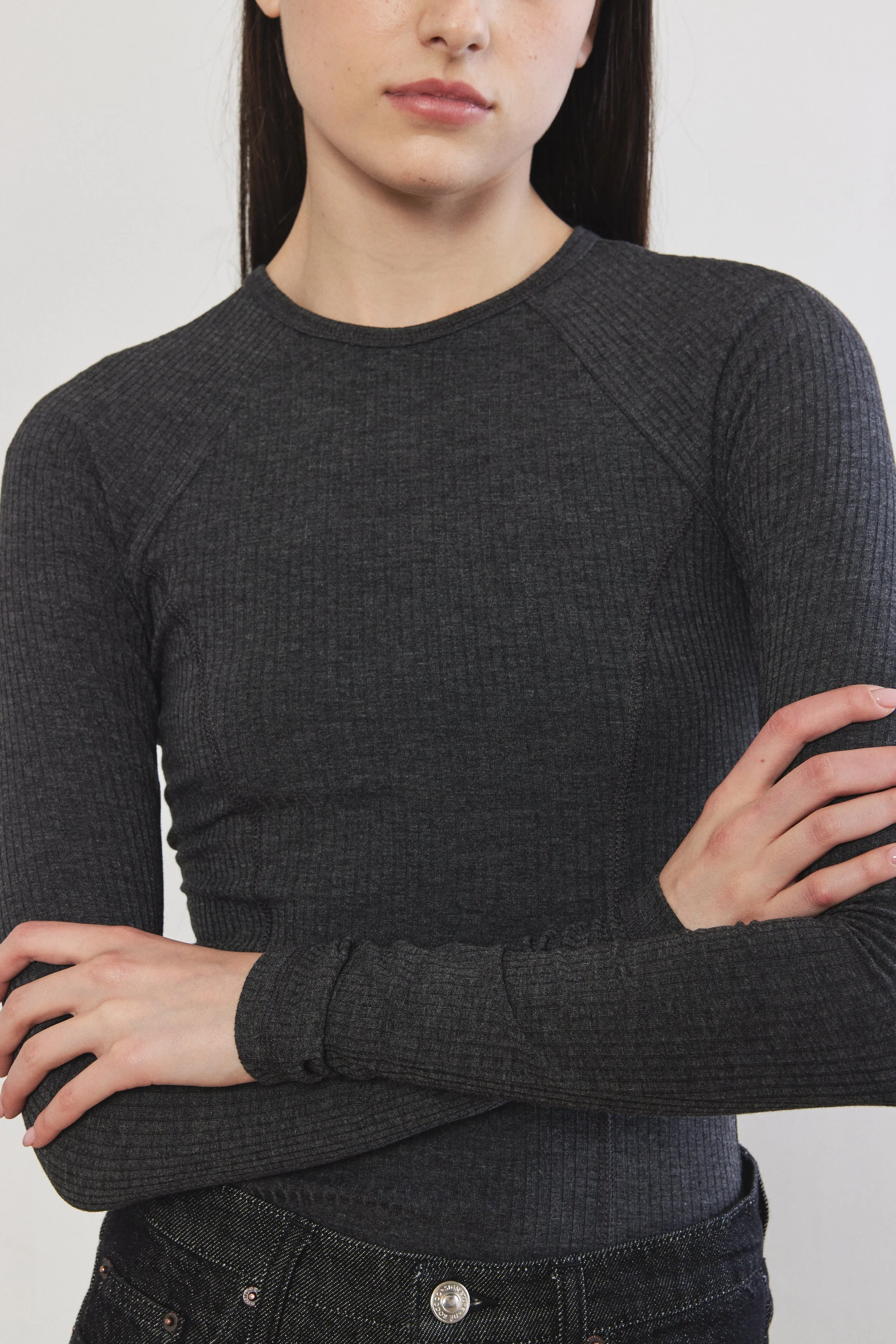 Princess Cut Flat-Lock Ribbed Top - Image 4