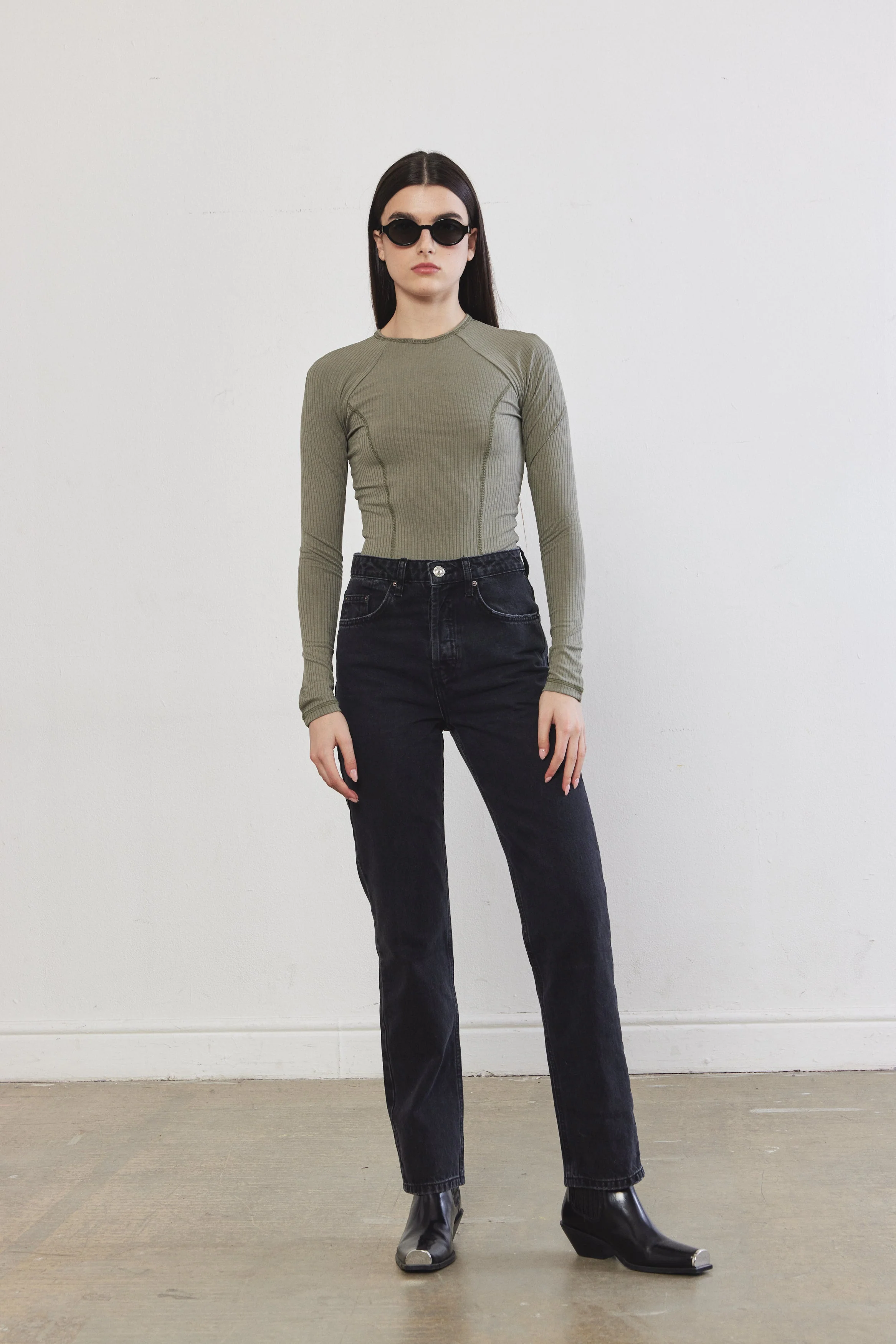 Princess Cut Flat-Lock Ribbed Top - Image 2