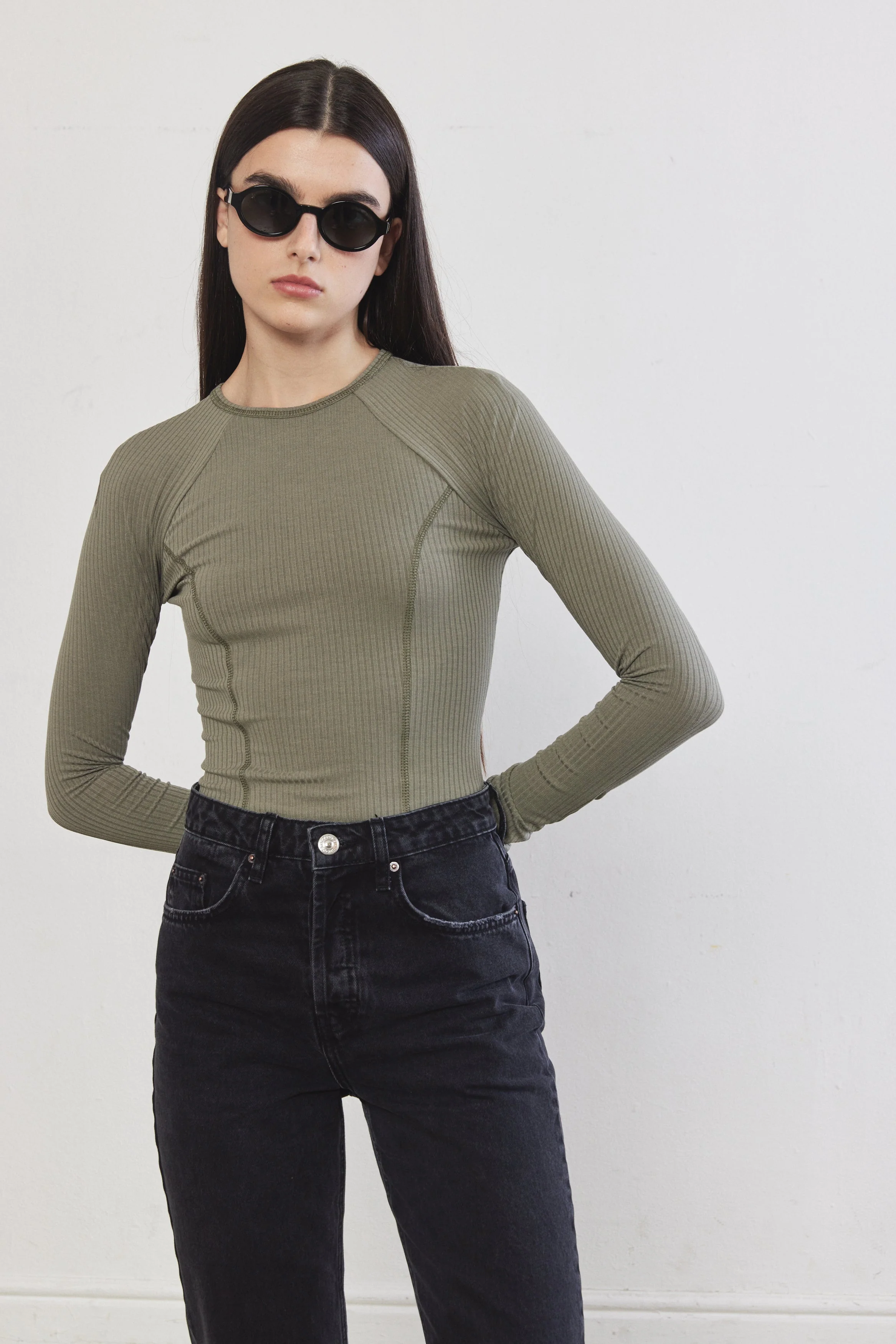 Princess Cut Flat-Lock Ribbed Top - Image 5