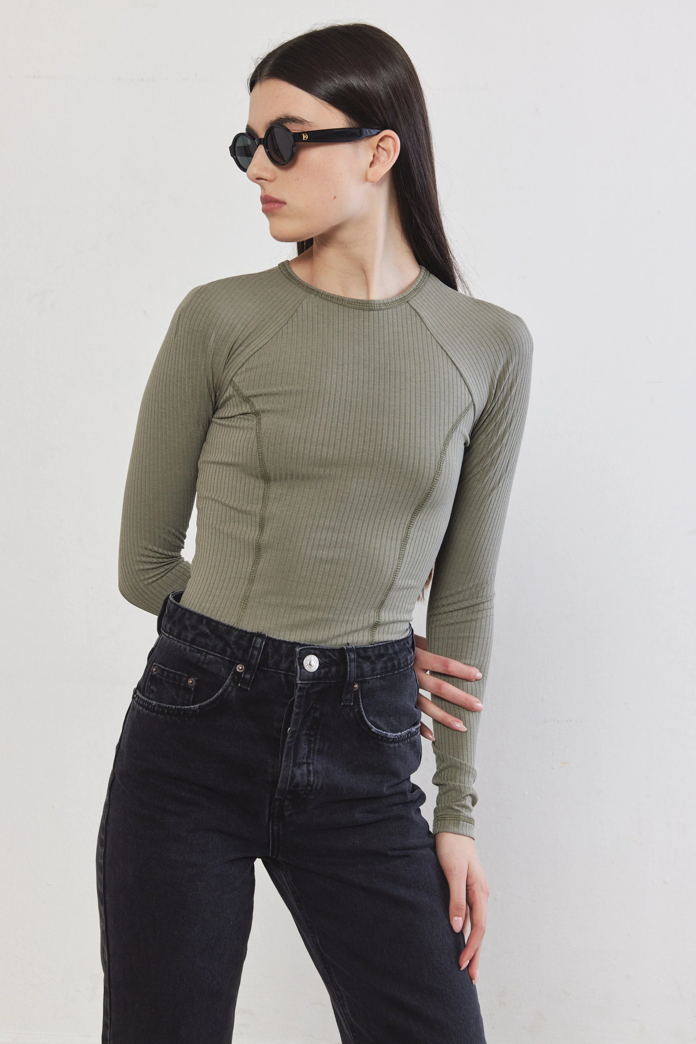 Princess Cut Flat-Lock Ribbed Top - Image 7