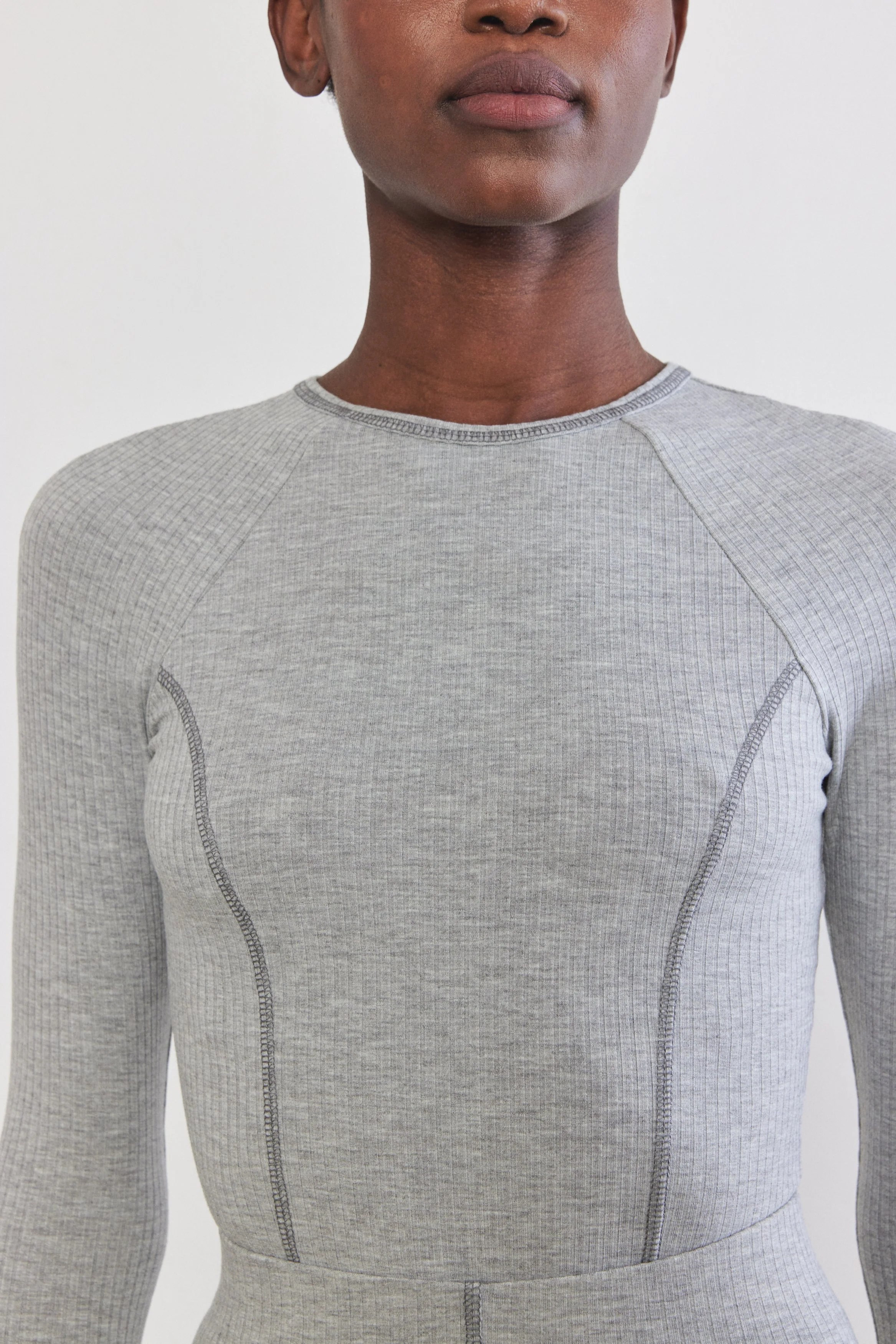 Princess Cut Flat-Lock Ribbed Top - Image 3