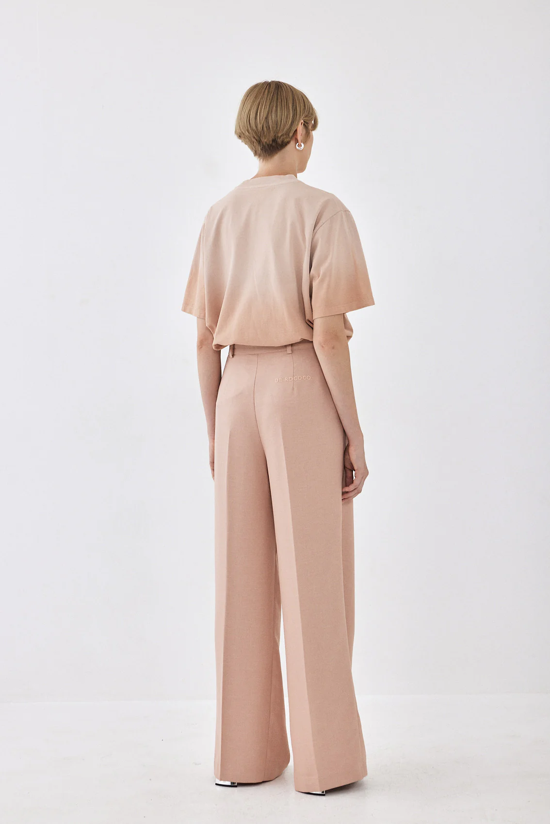 Gradient Printed Oversized T Shirt - Image 5