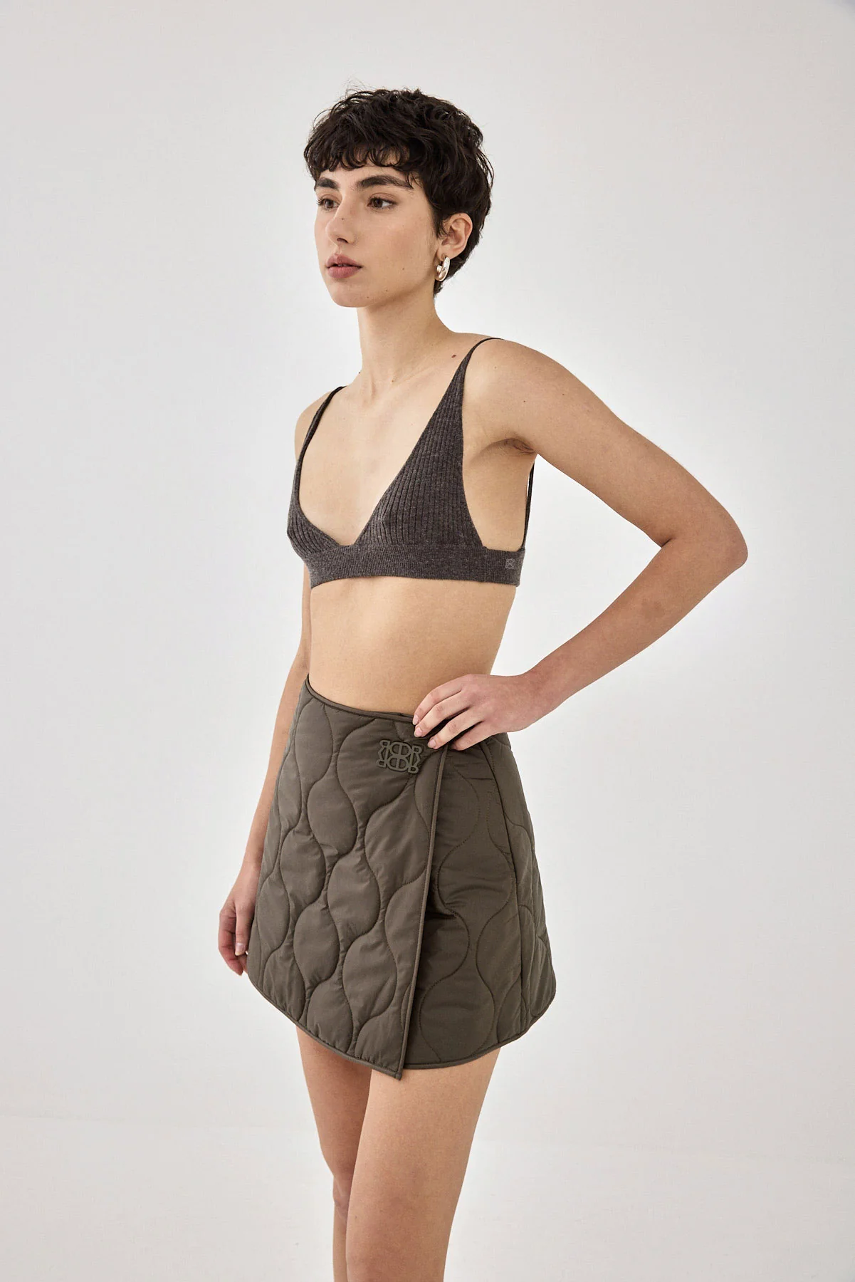 Quilted Mini Skirt - Image 6
