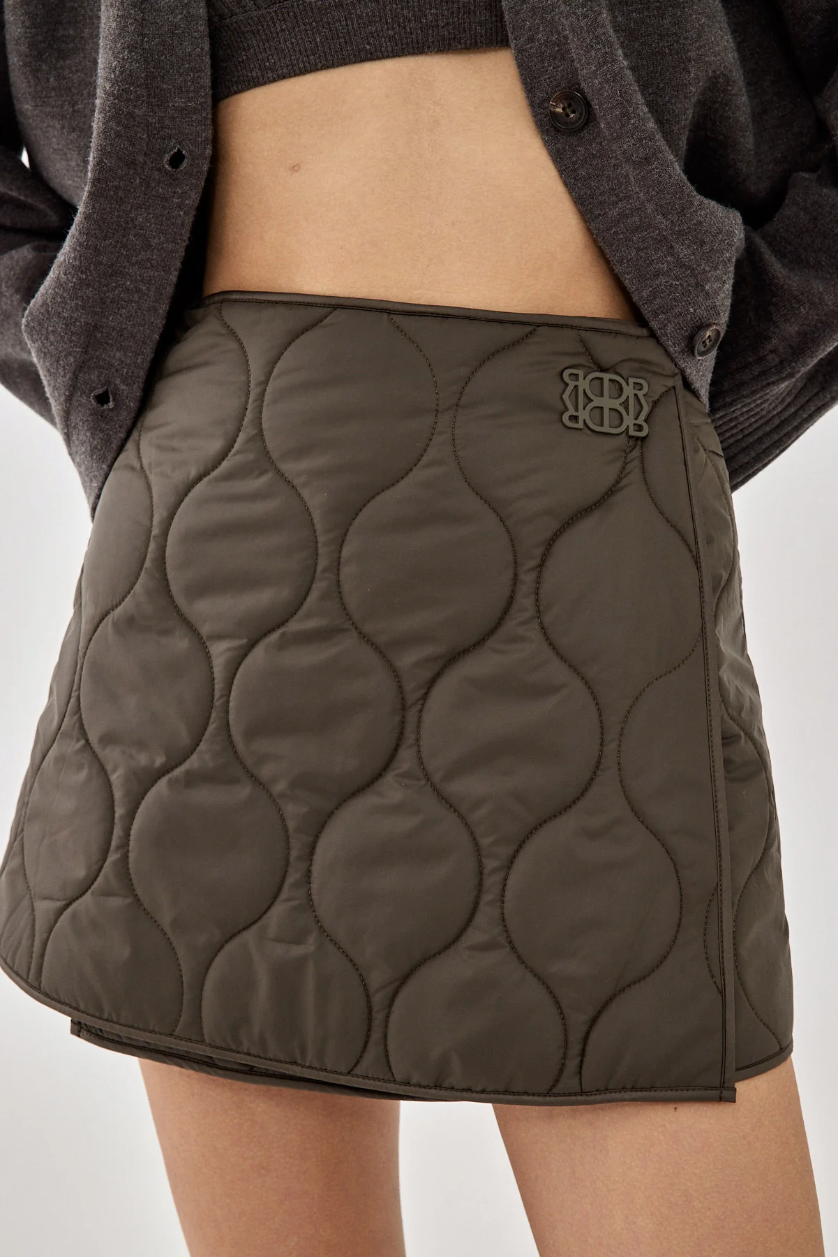 Quilted Mini Skirt - Image 8
