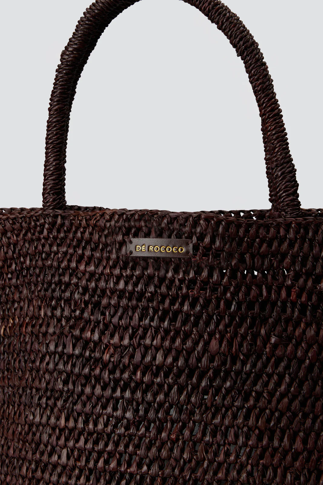 Raffia Crochet Bucket Bag - Image 3